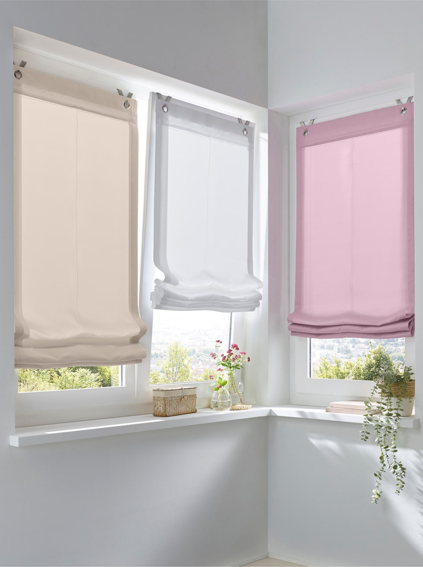 heine home Raffrollo mit Ösen