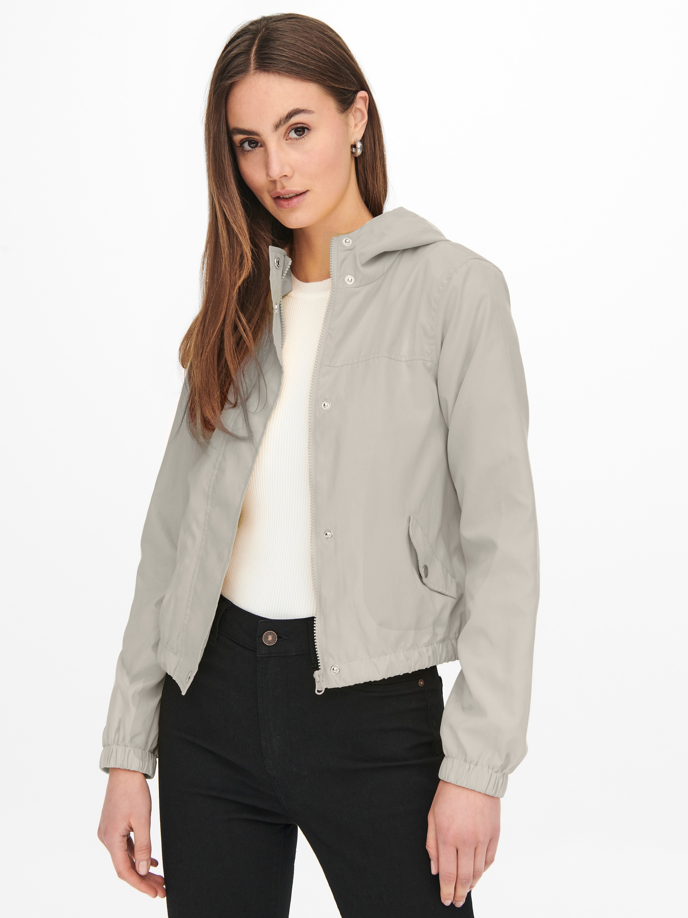 JDY Outdoorjacke »JDYHAZEN SHINE JACKET OTW YFM NOOS« mit Kapuze