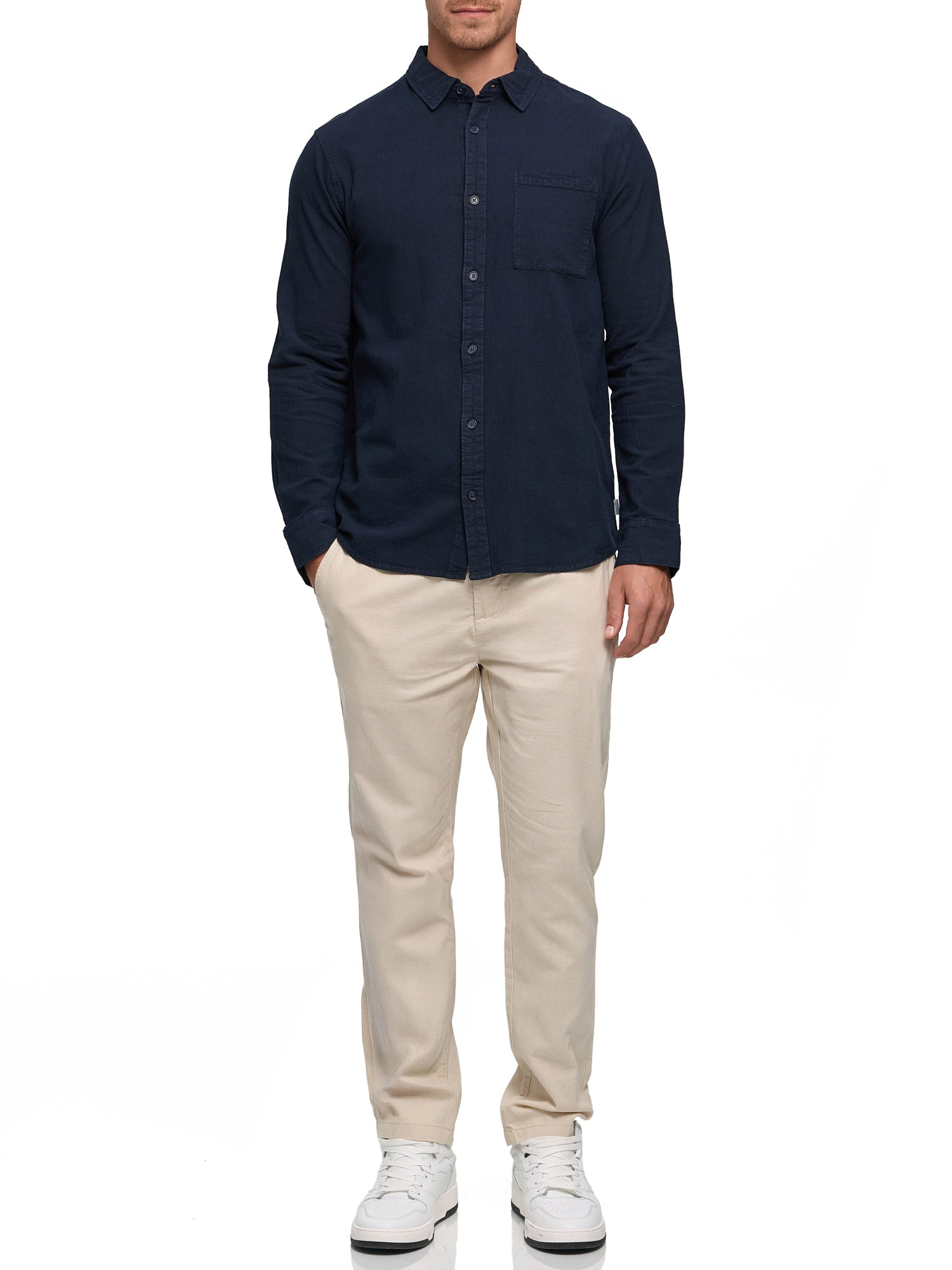 Indicode Langarmhemd »INTrypto Long Sleeve«