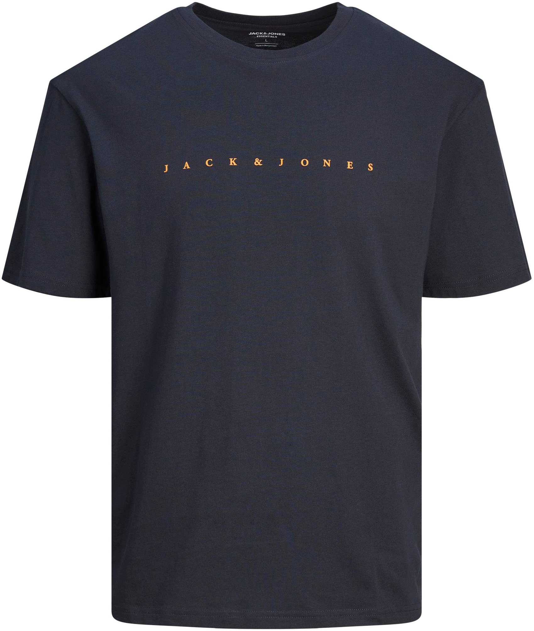 Jack & Jones PlusSize Rundhalsshirt »JJESTAR JJ TEE SS NOOS PLS« mit Logo Schriftzug