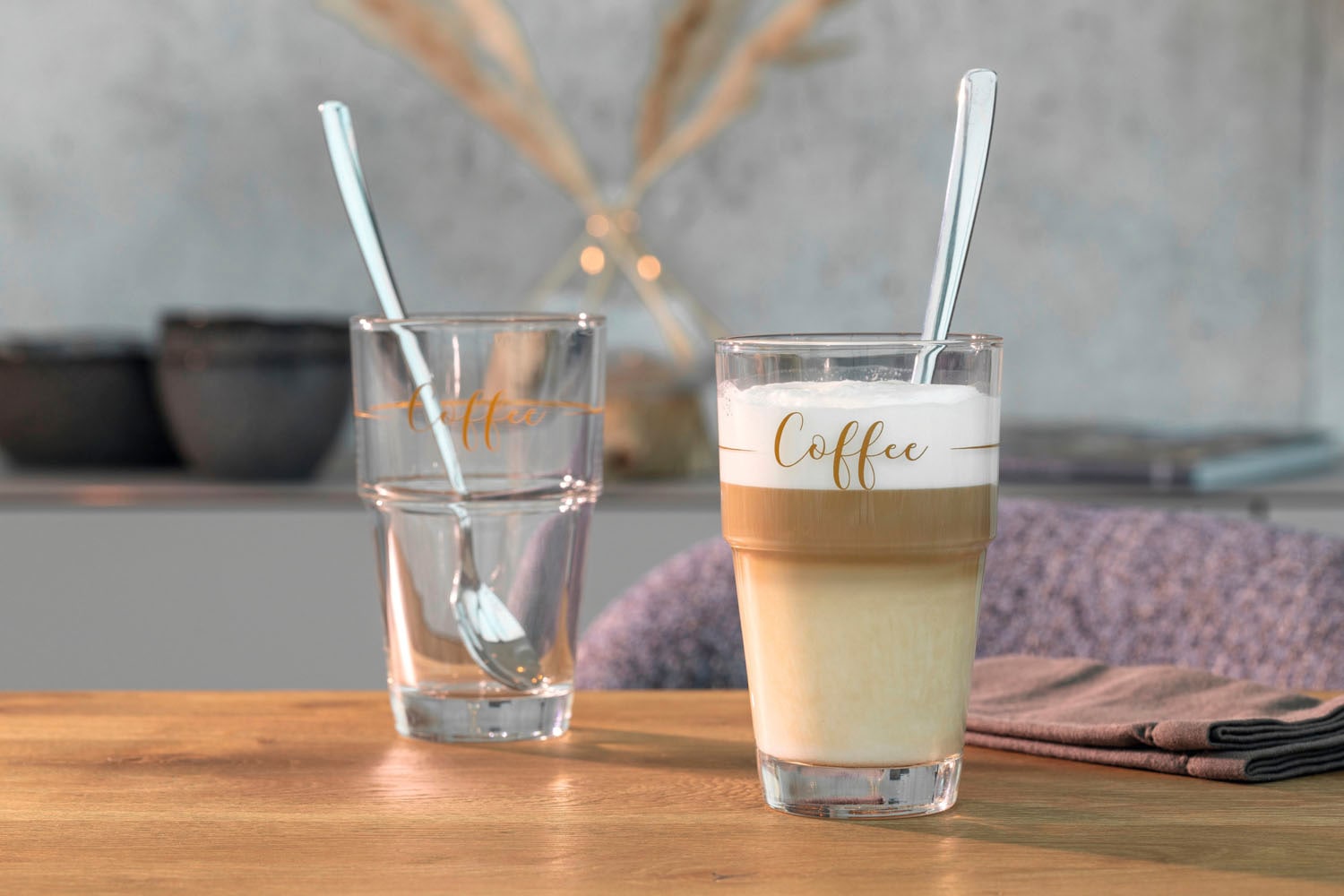 LEONARDO Latte-Macchiato-Glas »Gläser-Set SOLO "Coffee"«, (Set, 6 tlg.), 410 ml, 6-teilig