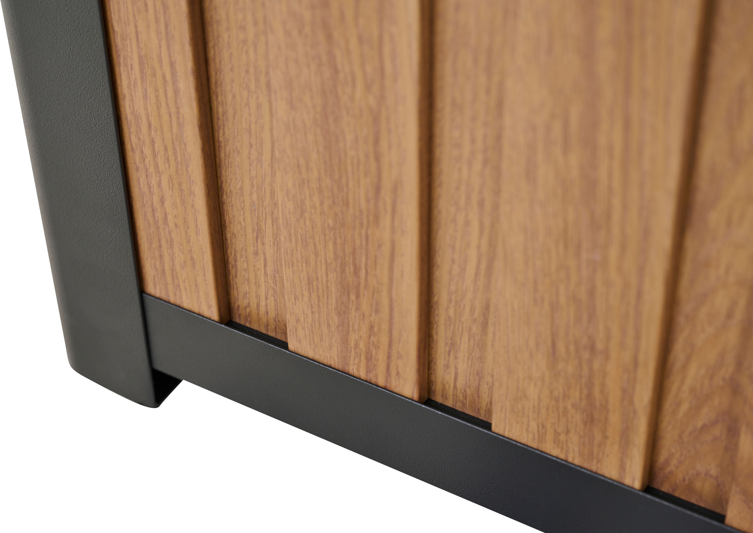 Siena Garden Kissenbox Gestell aus Aluminium, 159x79x83cm woodlook