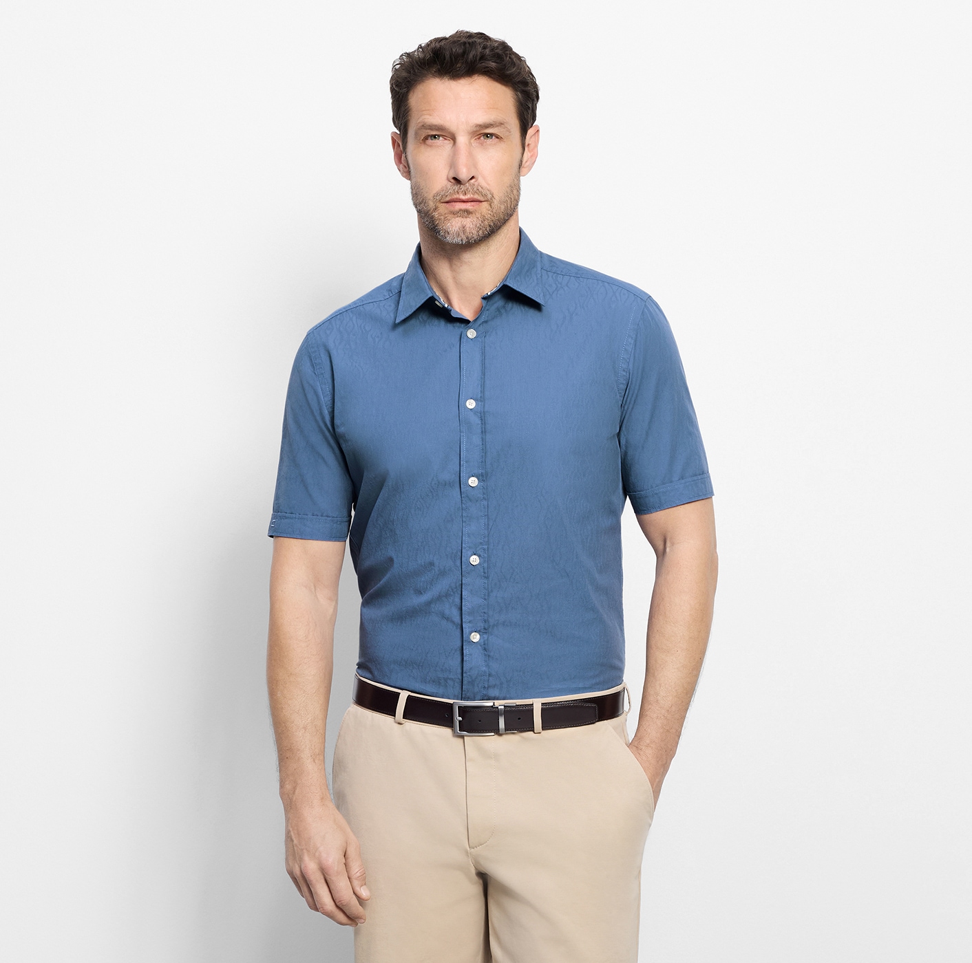 OLYMP Kurzarmhemd »Casual« Freizeithemd, regular fit, Kentkragen