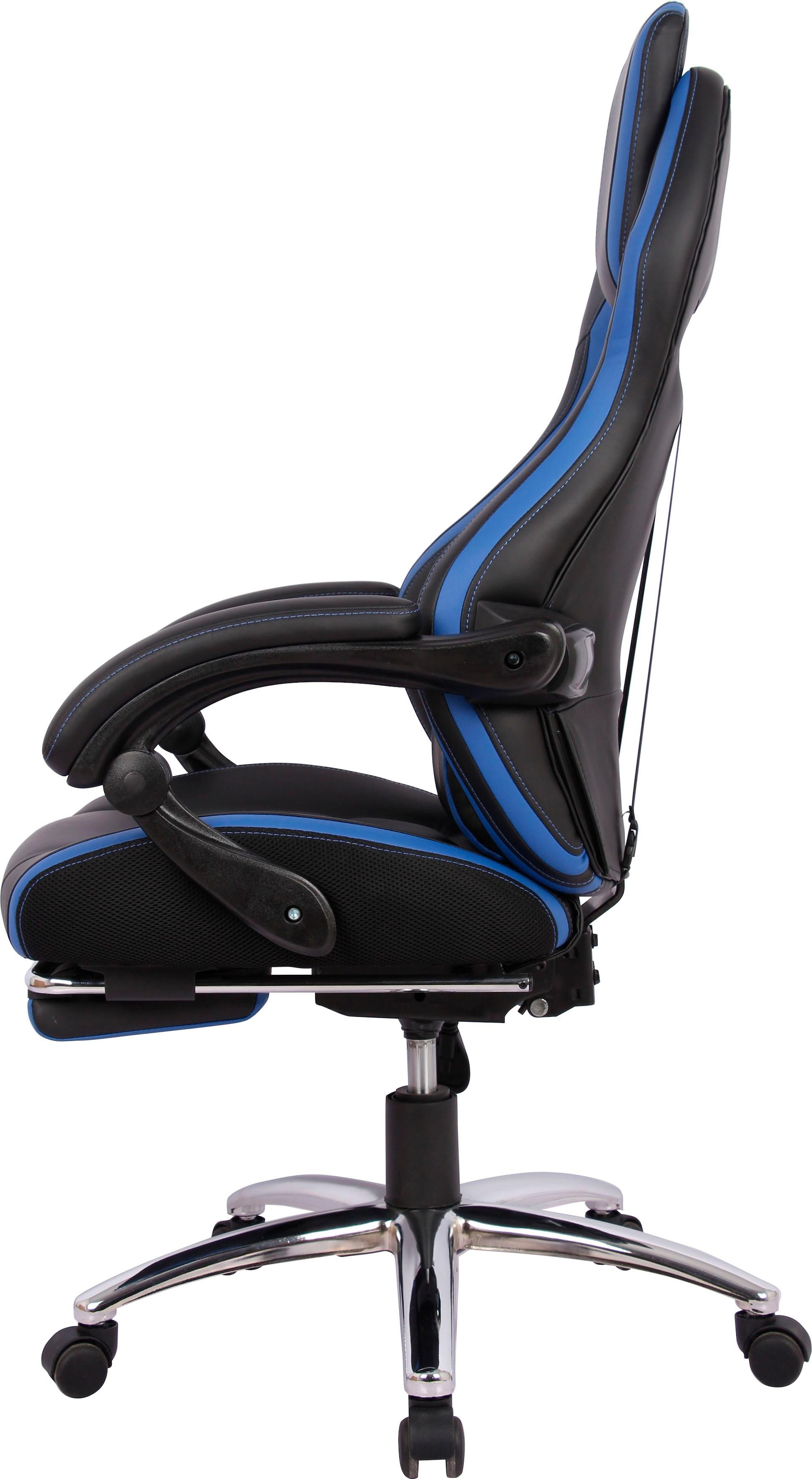 INOSIGN Gaming-Stuhl »Sprinta 1, Chefsessel mit ausziehbarer Fußstütze,«,  Kunstleder, komfortabel gepolstert mit vielen ergonomischen Funktionen ➥ 3  Jahre XXL Garantie | UNIVERSAL