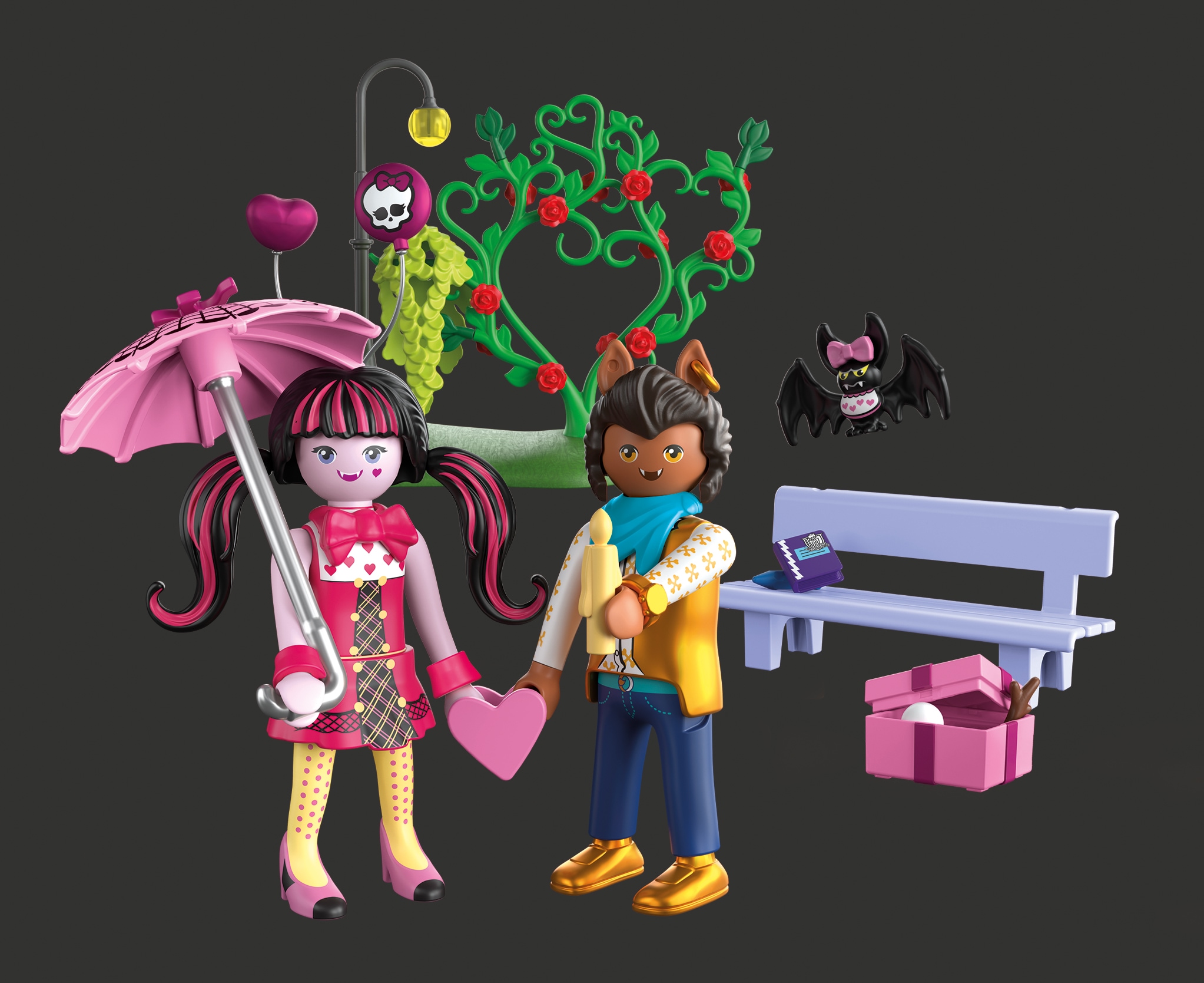 Playmobil® Konstruktions-Spielset »Valentinstagsdate (72043), Monster High™« Spielfigur