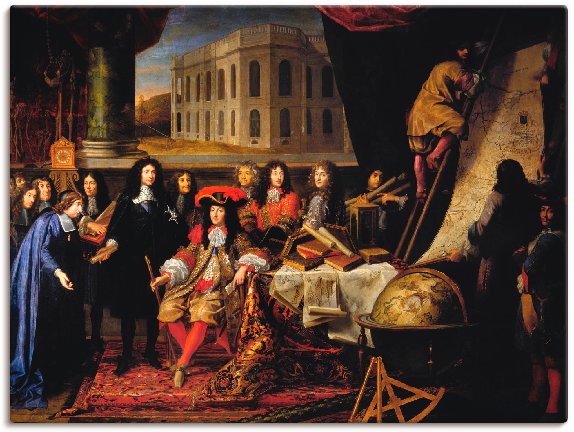 Artland Leinwandbild »Ludwig XIV., um 1670«, Menschen, (1 St.), auf Keilrahmen gespannt