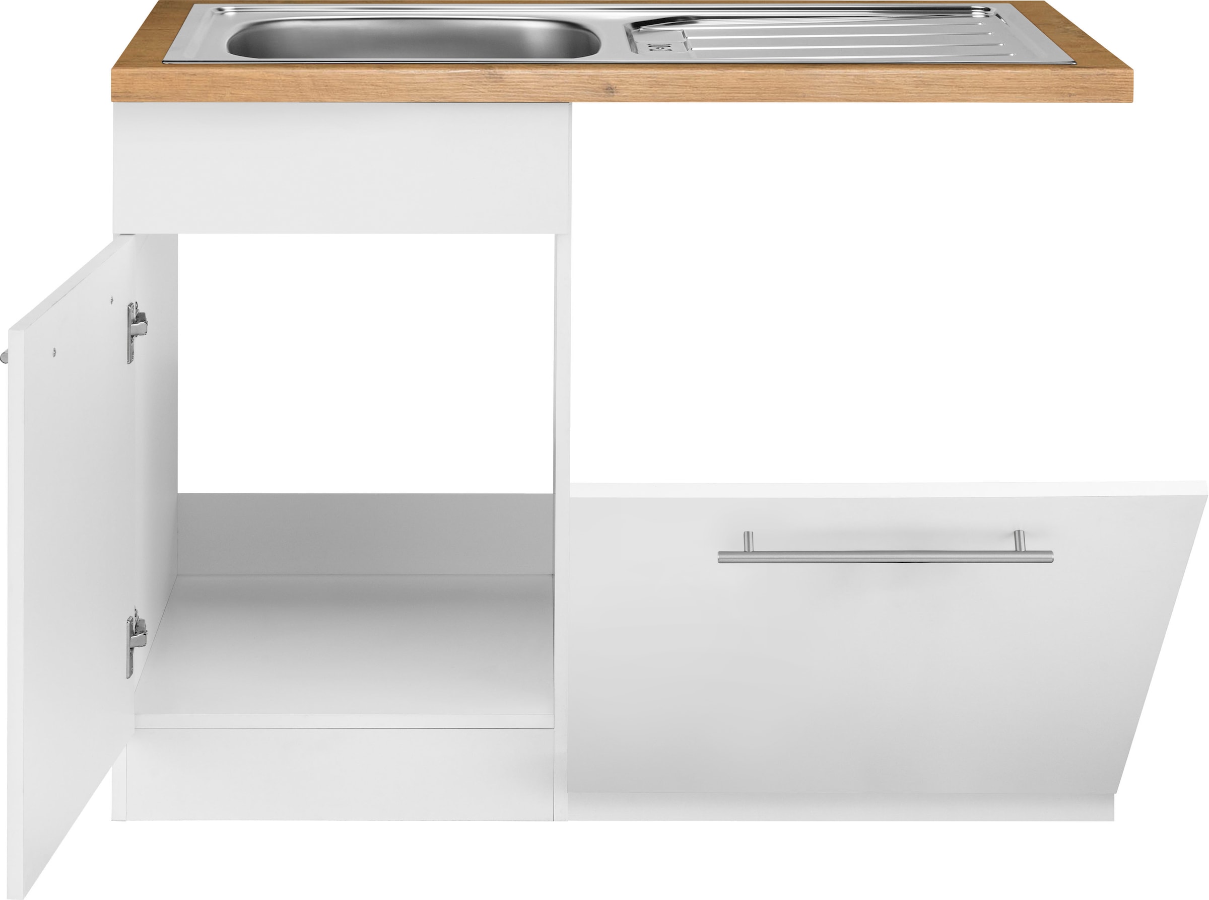 wiho Küchen Spülenschrank »Unna«, 110 cm breit, inkl. Tür/Sockel/Griff für  Geschirrspüler bequem bestellen | Spülenschränke