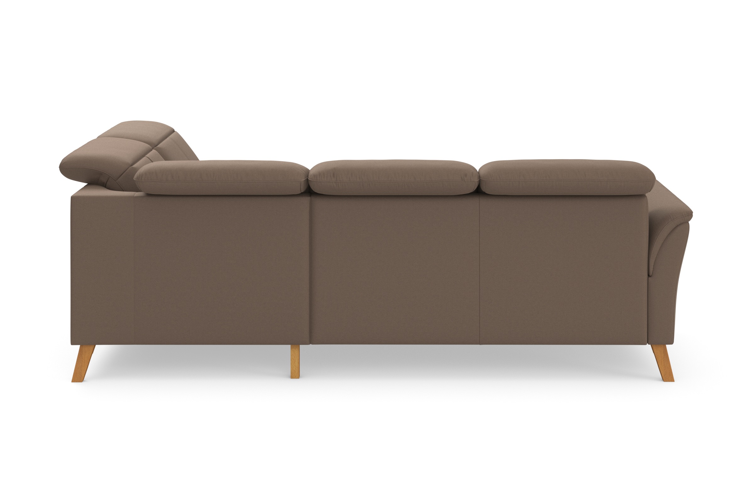 sit&more Ecksofa »Romero L-Form«, wahlweise mit oder ohne TV-Funktion, Bettfunktion, Bettkasten