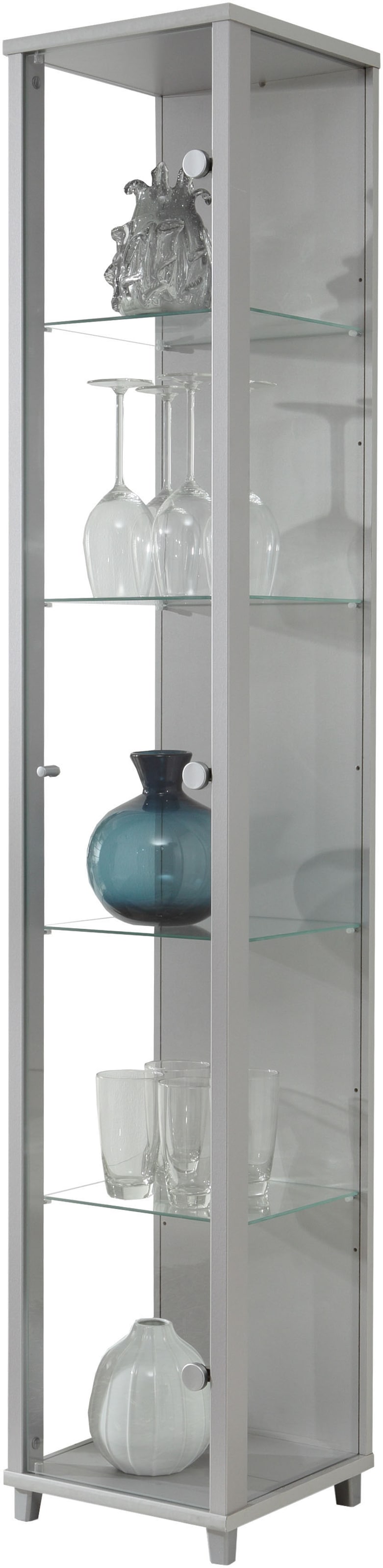 fif möbel Vitrine »OPTIMA Höhe ca. 172 cm« Standvitrine/Glasvitrine 1x Glastür,perfekt für Sammler,Sammlervitrine