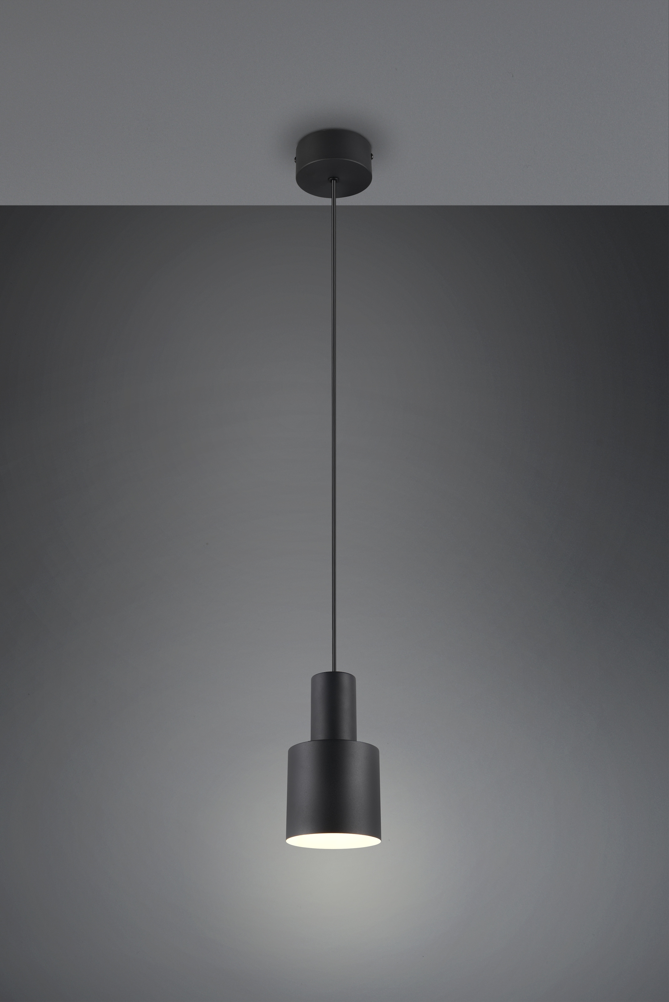 TRIO Leuchten Pendelleuchte »AGUDO, Hängelampe 1-flammig, exkl 1xE27 max 10W, höhenverstellbar« E27 1 Stk. warmweiß - kaltweiß Hängelampe Ø 12cm, bis max 150cm Abhängung, Küche Esszimmer Wohnzimmer