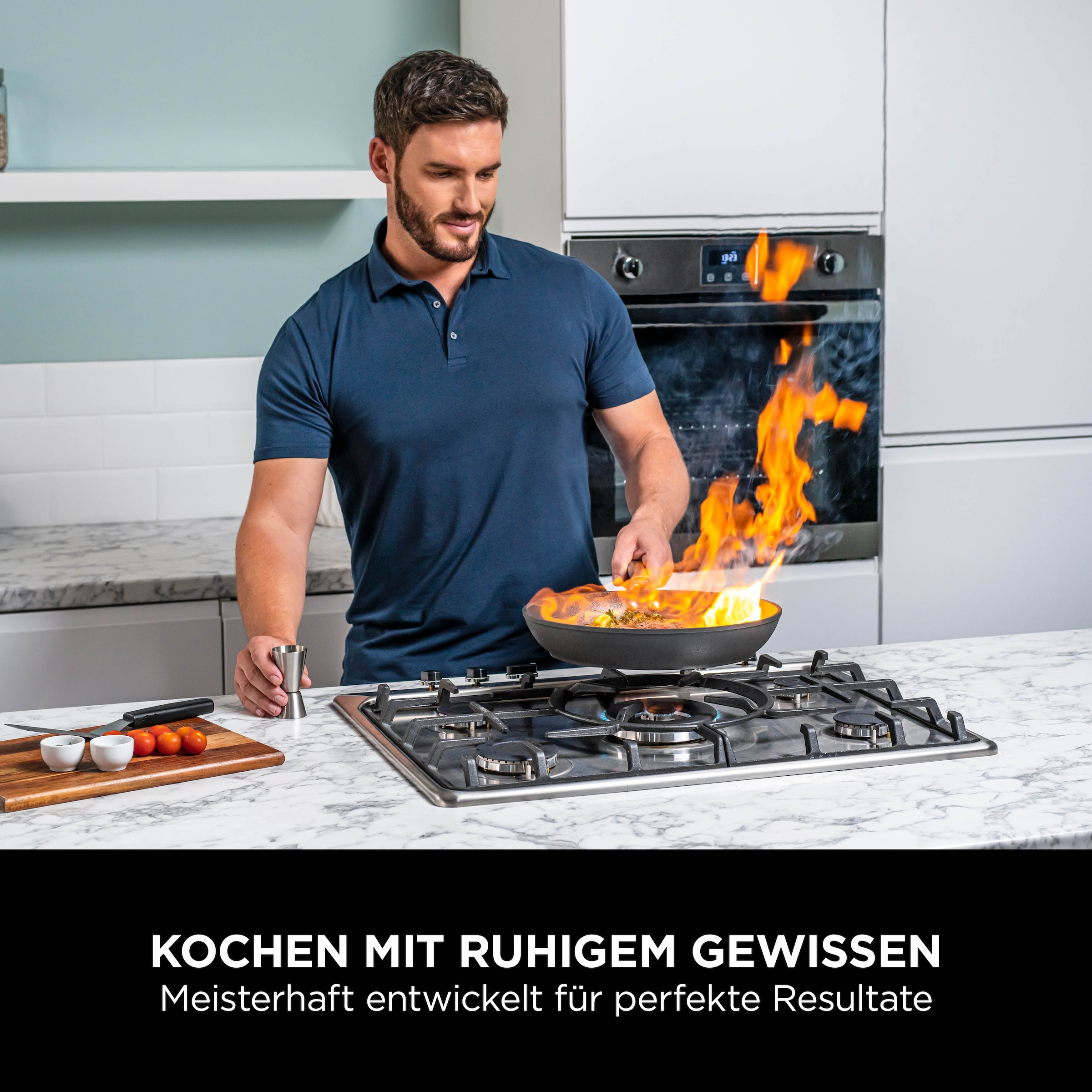 NINJA Bratpfanne »Ninja ZEROSTICK Premium Sauteuse (26 cm) C30126DE« Aluminium 1 Stk. tlg. Premium Kollektion, ZEROSTICK Technologie, garen ohne Fett