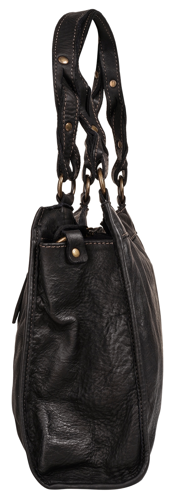 Samantha Look Shopper echt Leder, Made in Italy