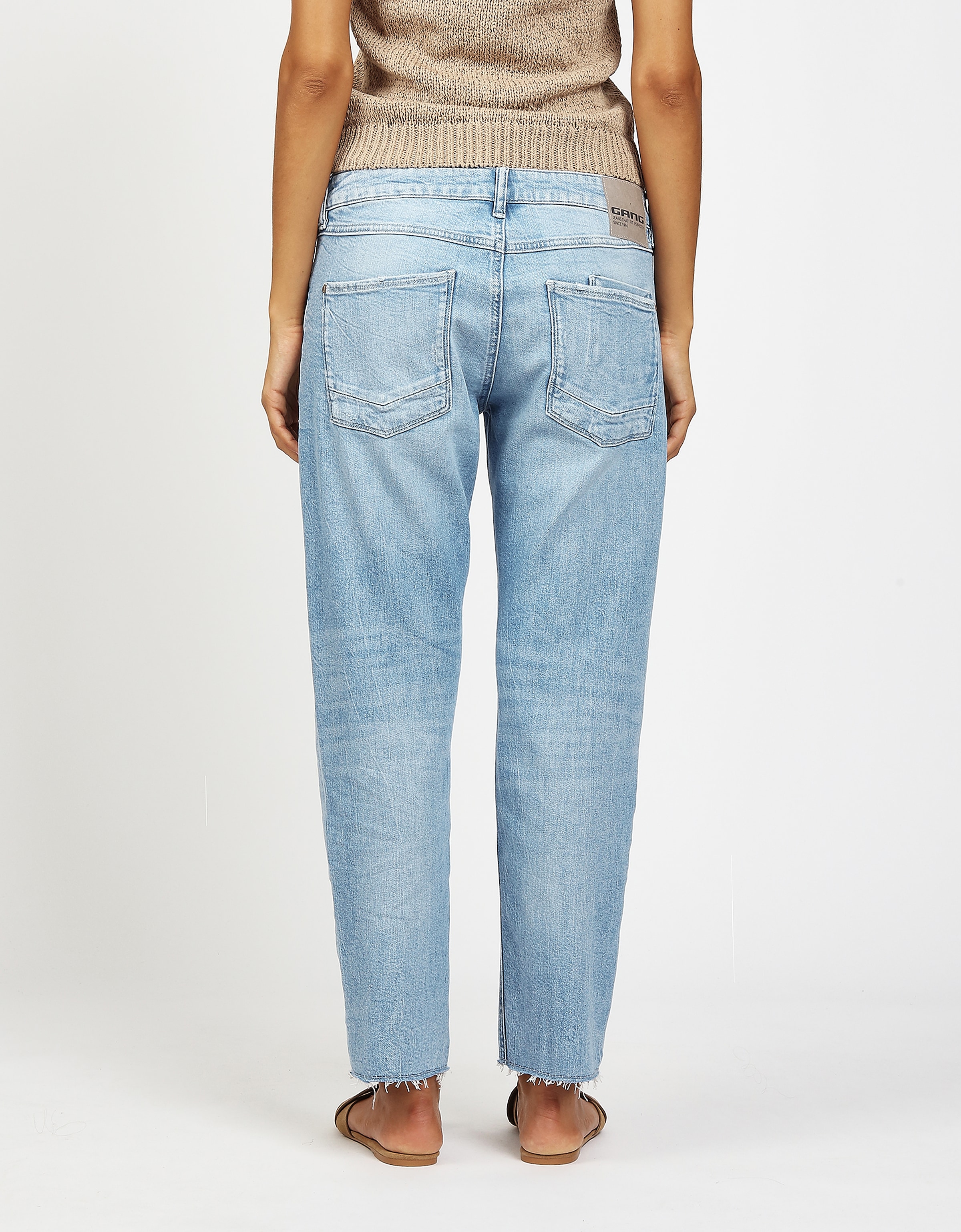 GANG Boyfriend-Jeans »94NADIA« 5-Pocket Style mit Reißverschluss und Knopf