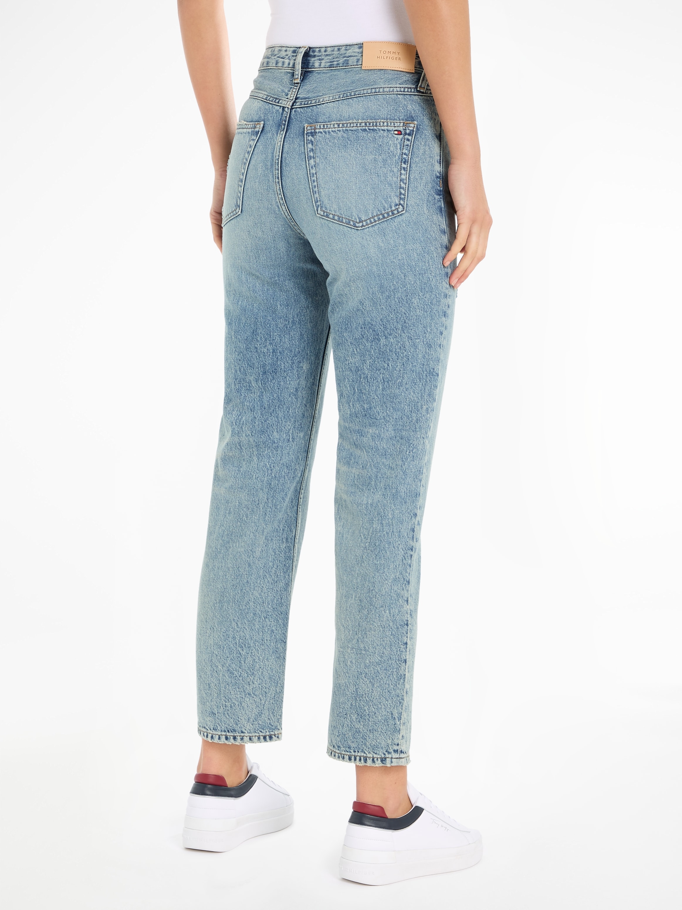 Tommy Hilfiger Straight-Jeans »CLASSIC STRAIGHT HW A MIO WRN«, mit  Logostickerei online bei UNIVERSAL