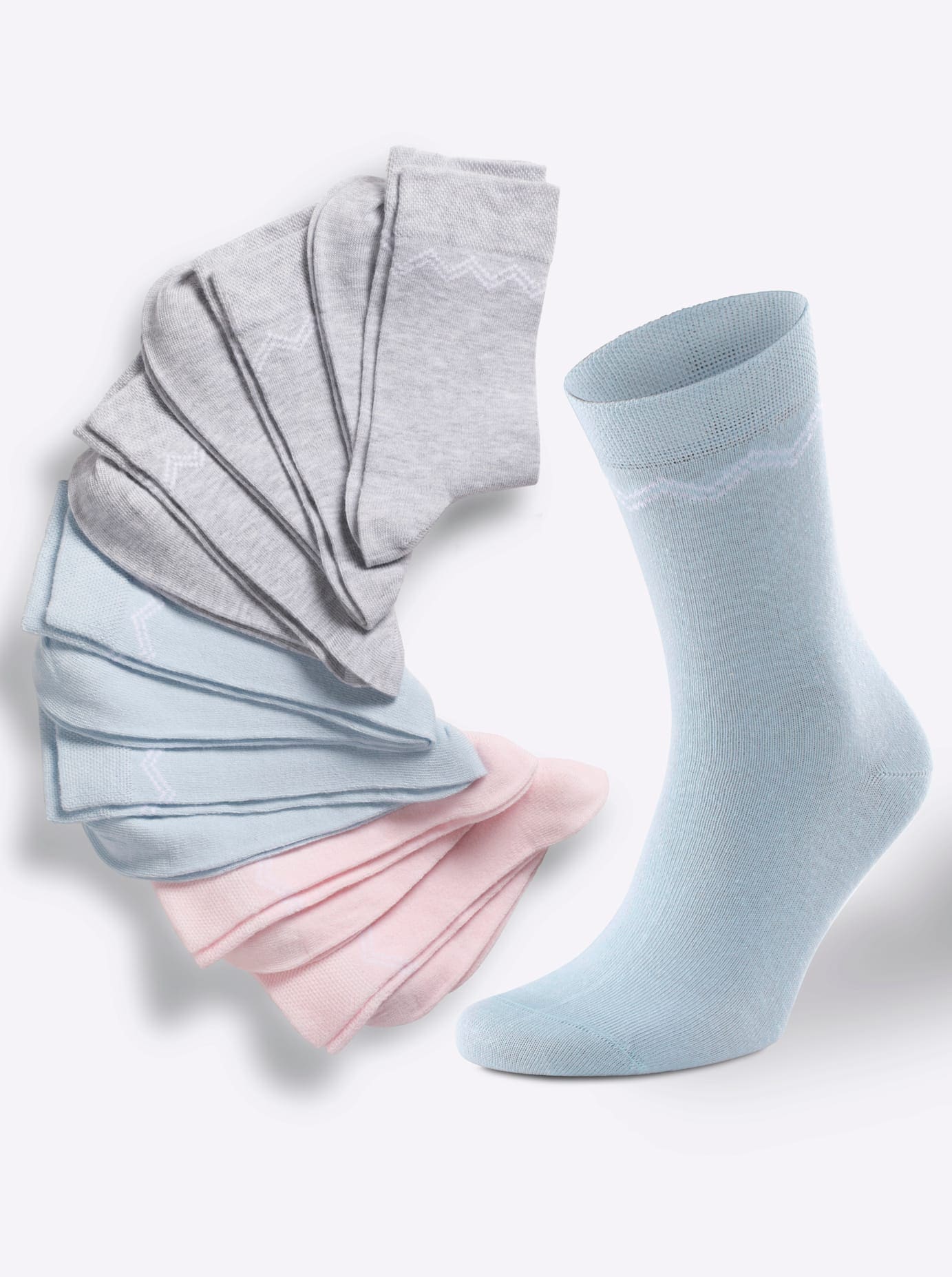 wäschepur Socken, (7 Paar)