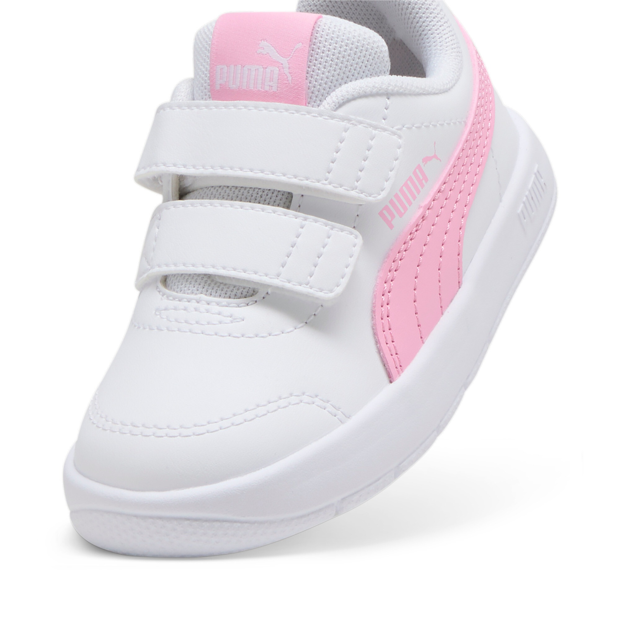 PUMA Sneaker »COURTFLEX V3 V INF«  für sportliche Aktivitäten, mit Textil-Innenmaterial, knöchelhoch