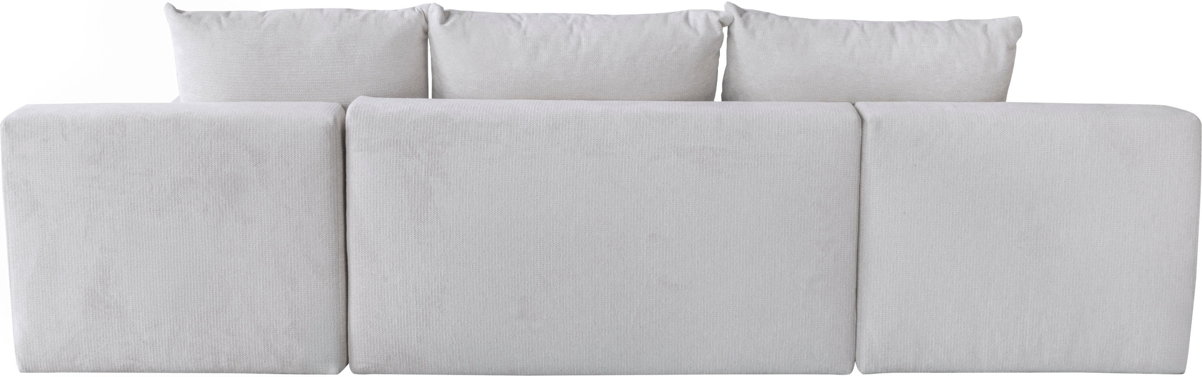 OTTO home Wohnlandschaft »Home System U-Form, von B: 269-352 cm wählbar, 6 Varianten zur Auswahl« Bettfunktion, Bettkasten & Zierkissen, Federkern