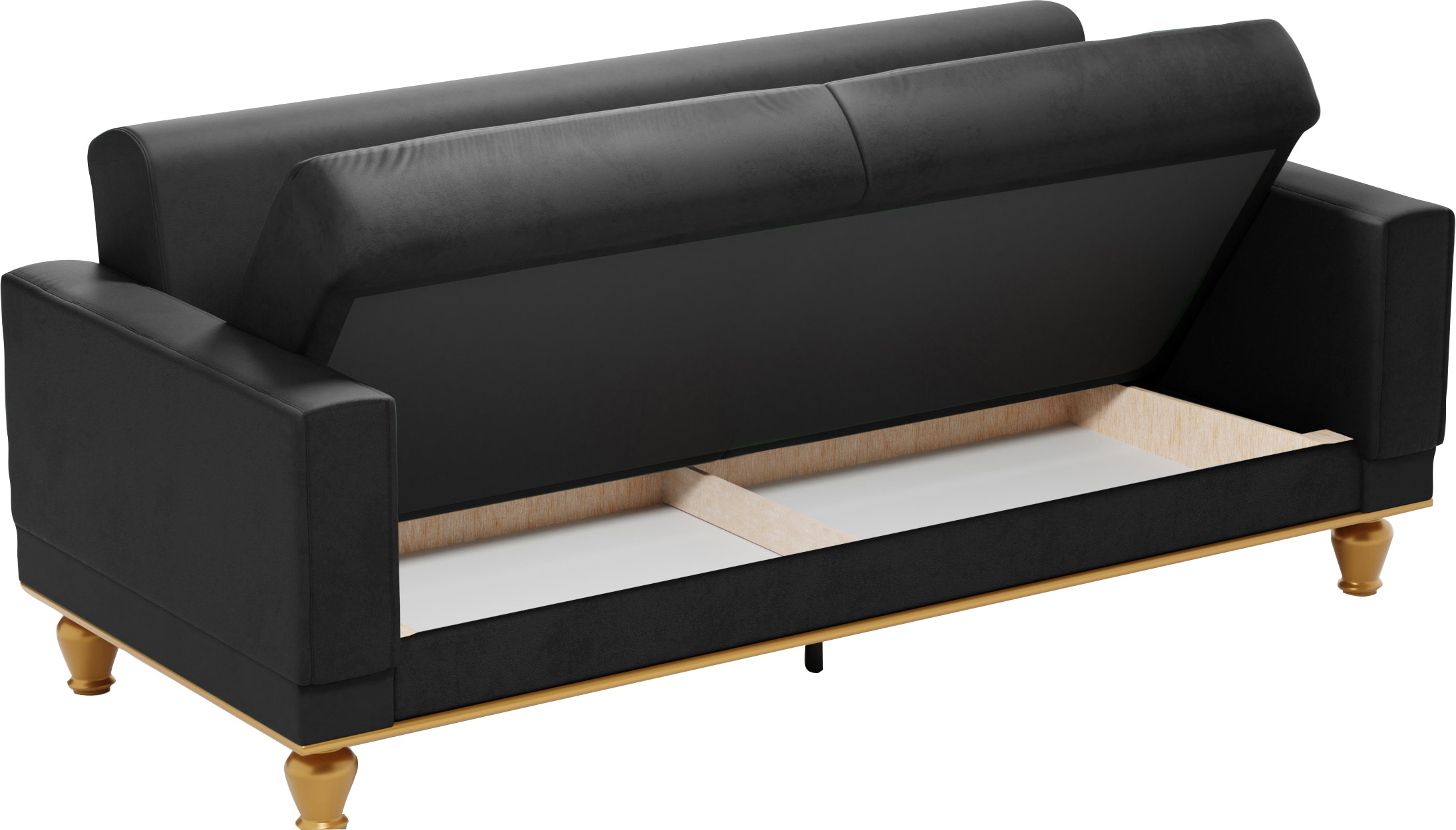 sit&more 3-Sitzer »Orient 5«, mit Strass-Stein, wahlweise mit Bettfunktion und Bettkasten
