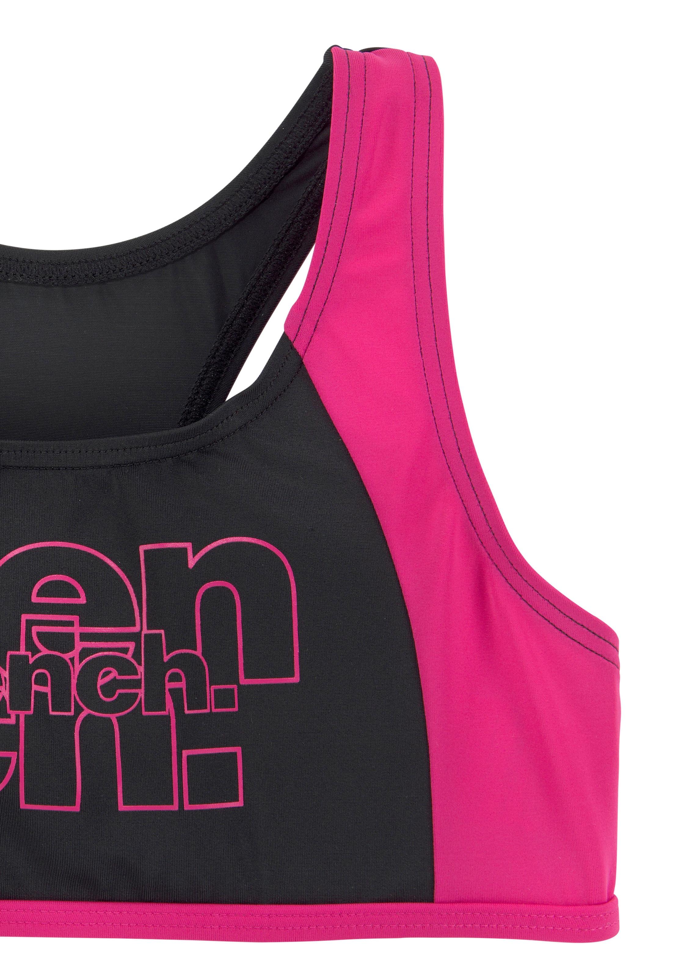 Bench. Bustier-Bikini, mit kontrastfarbigen Einsätzen