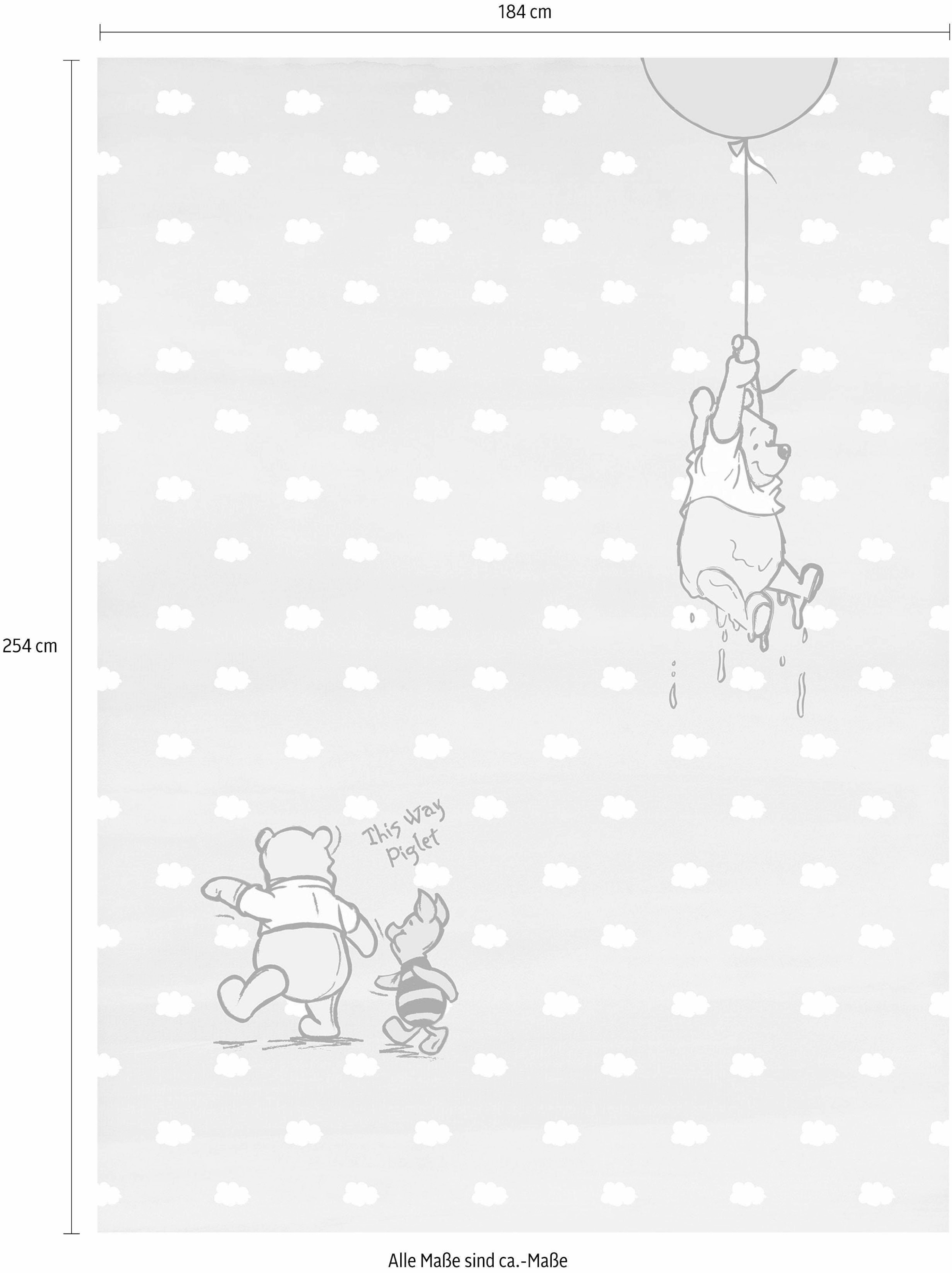 Jahren Pooh Piglet«, XXL inklusive cm Höhe), (Breite x kaufen 184x254 Komar Kleister 3 Garantie »Winnie online | mit Fototapete