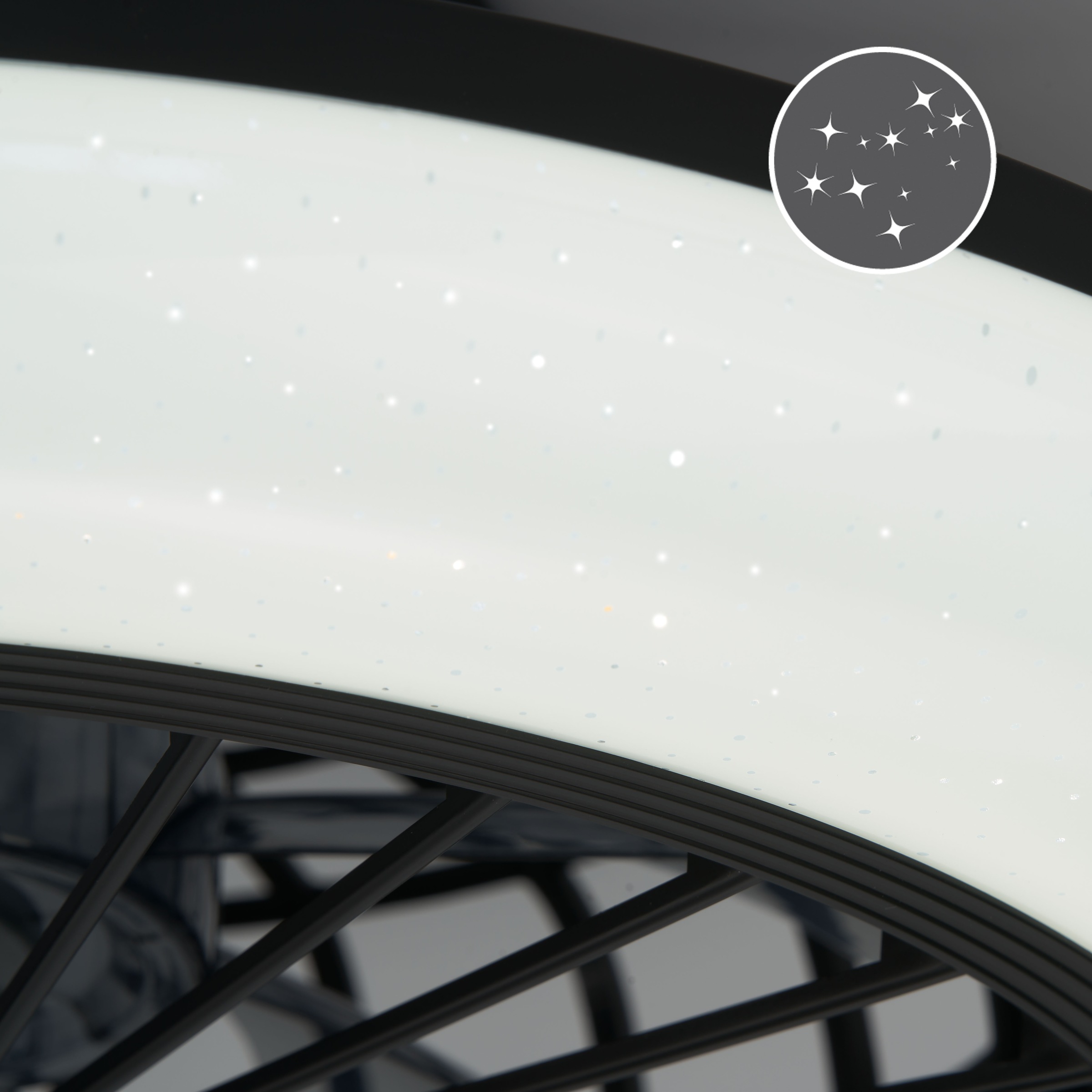 REALITY Leuchten LED Deckenleuchte »Stralsund Deckenventilator« LED-Board 1 Stk. warmweiß - kaltweiß Deckenlampe, Ventilator, Fernbedienung, Ventilator getrennt schaltbar