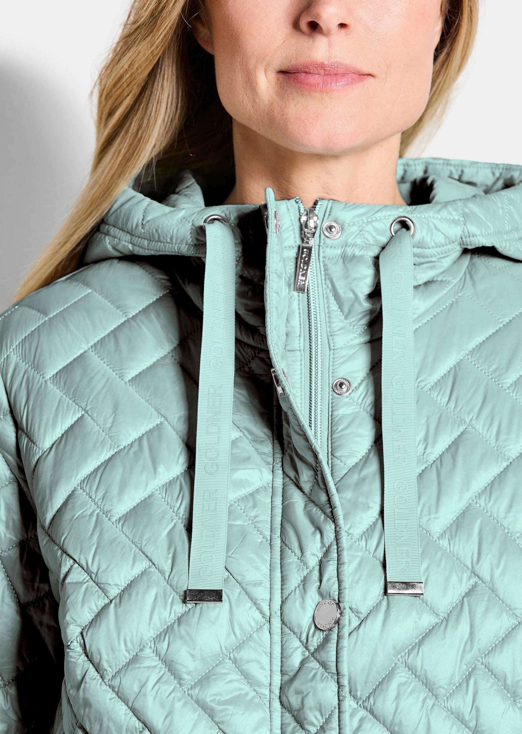 GOLDNER Kurzjacke »Leichte Steppjacke mit Kapuze«