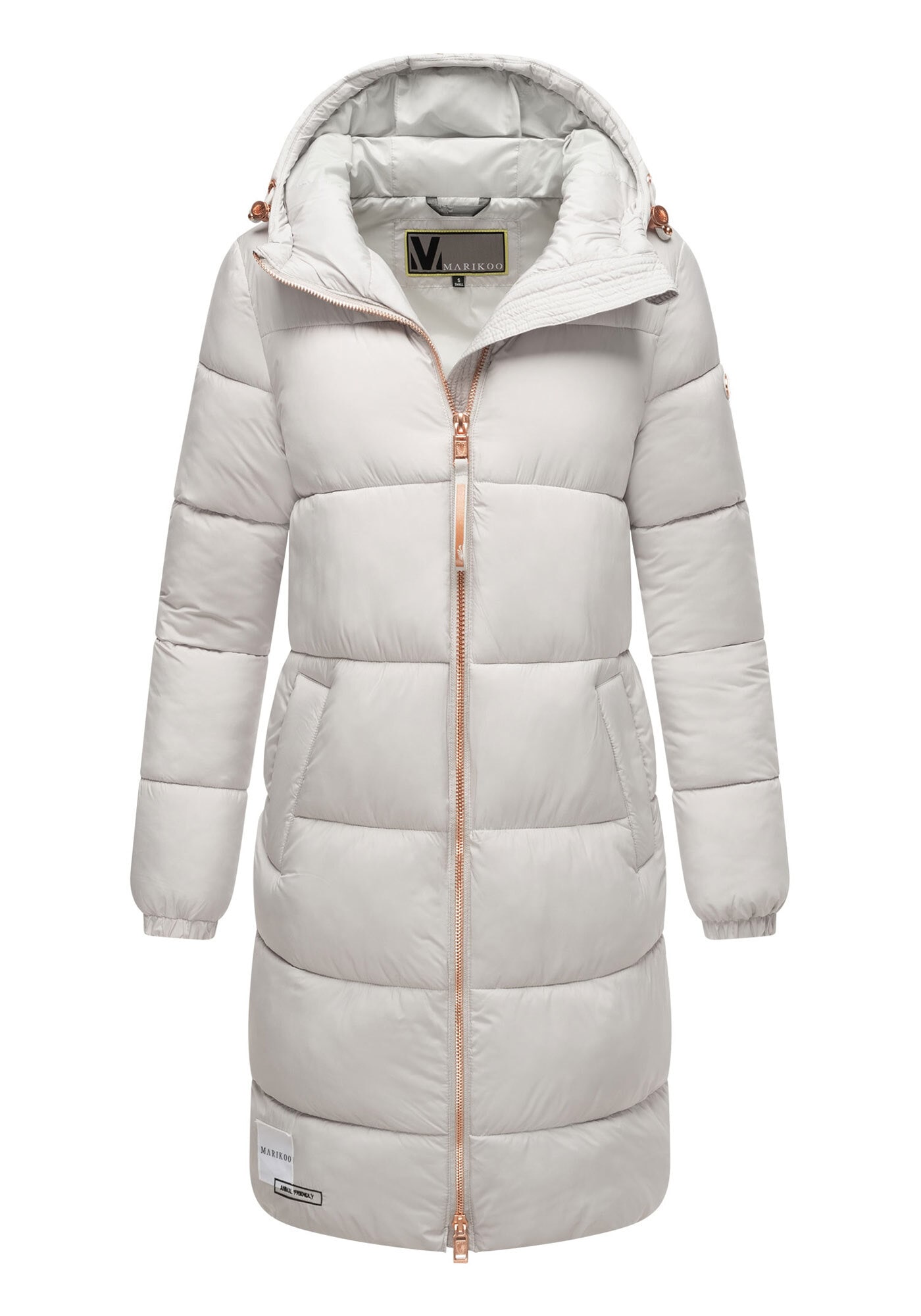 Marikoo Winterjacke »Marikoo Nomadiaa lange Damen Winterjacke N024«