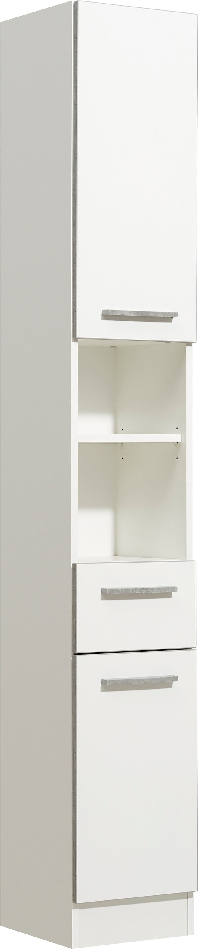 PELIPAL Hochschrank »Quickset 953«, Breite 30 cm, Badschrank mit Sockel,  Schubkasten, offene Fächer auf Raten kaufen