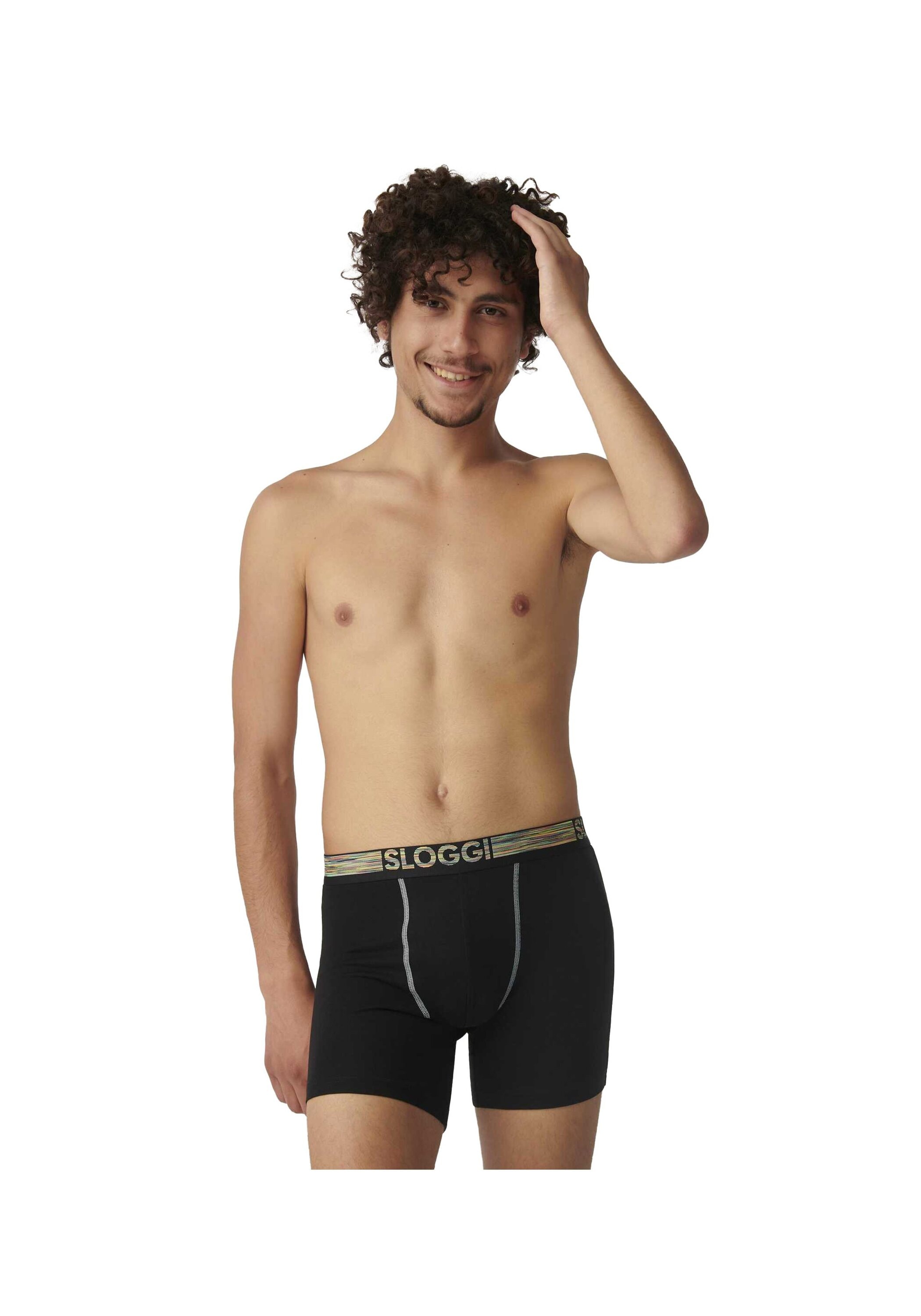 sloggi Boxershorts »Boxershort GO ABC NATURAL H Short 6P 6er Pack«