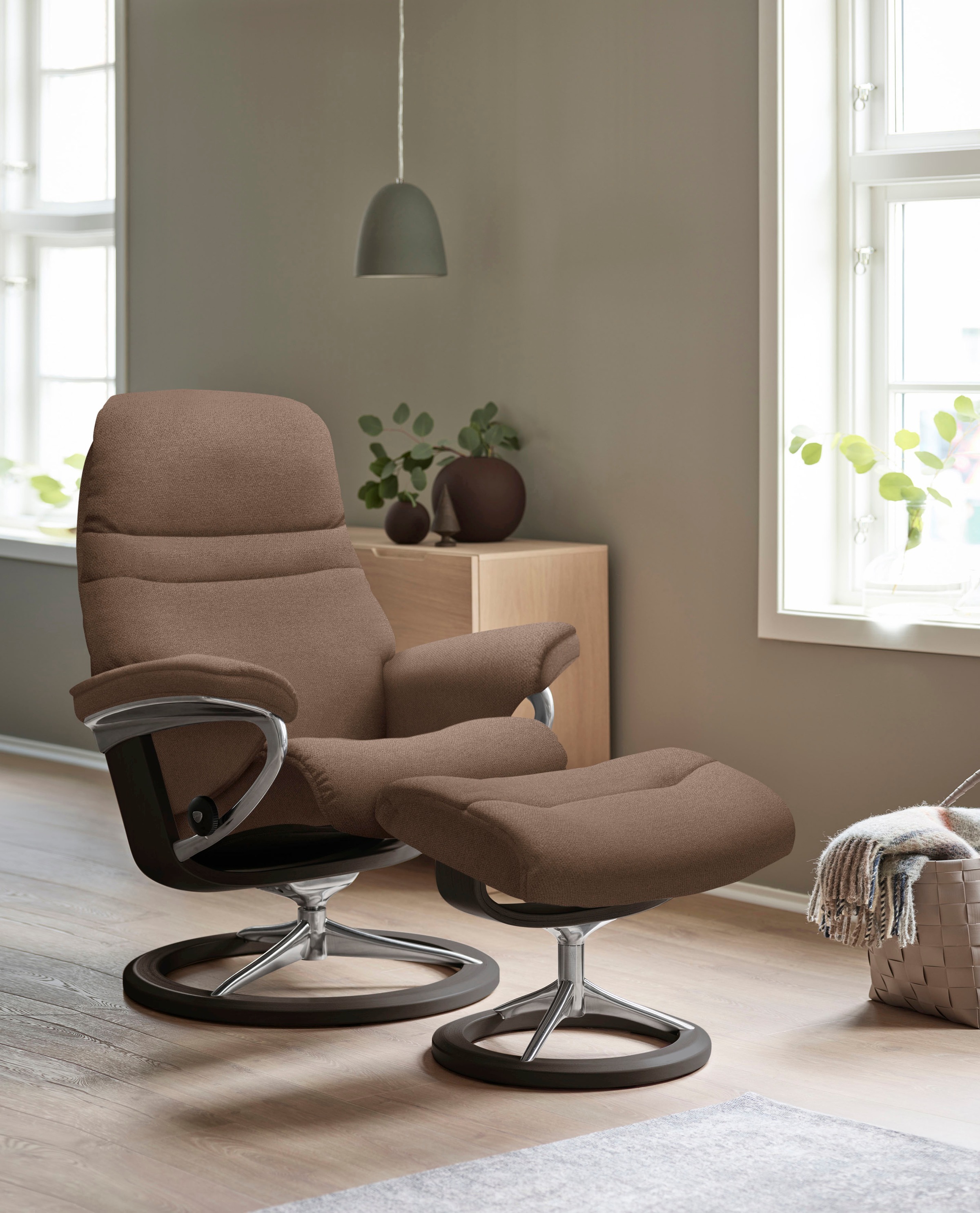 Stressless® Relaxsessel »Sunrise«, mit Signature Base, Größe S, Gestell Wenge