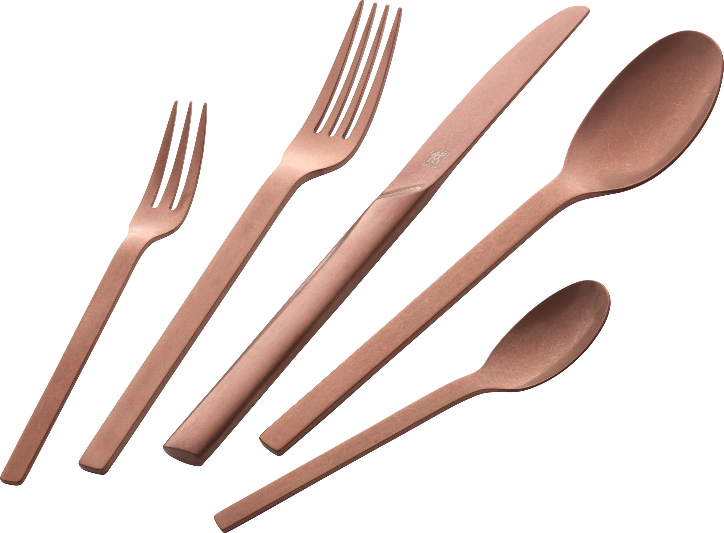 Zwilling Besteck-Set "Minimale" Rostfrei, mattiert oder im Vintage Look (gehämmert)