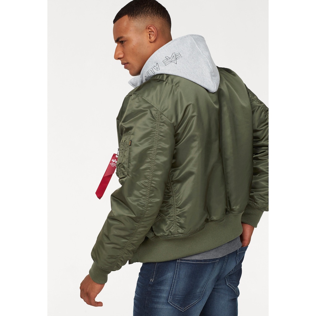 Alpha Industries Bomberjacke »MA-1 D-TEC«, mit Kapuze