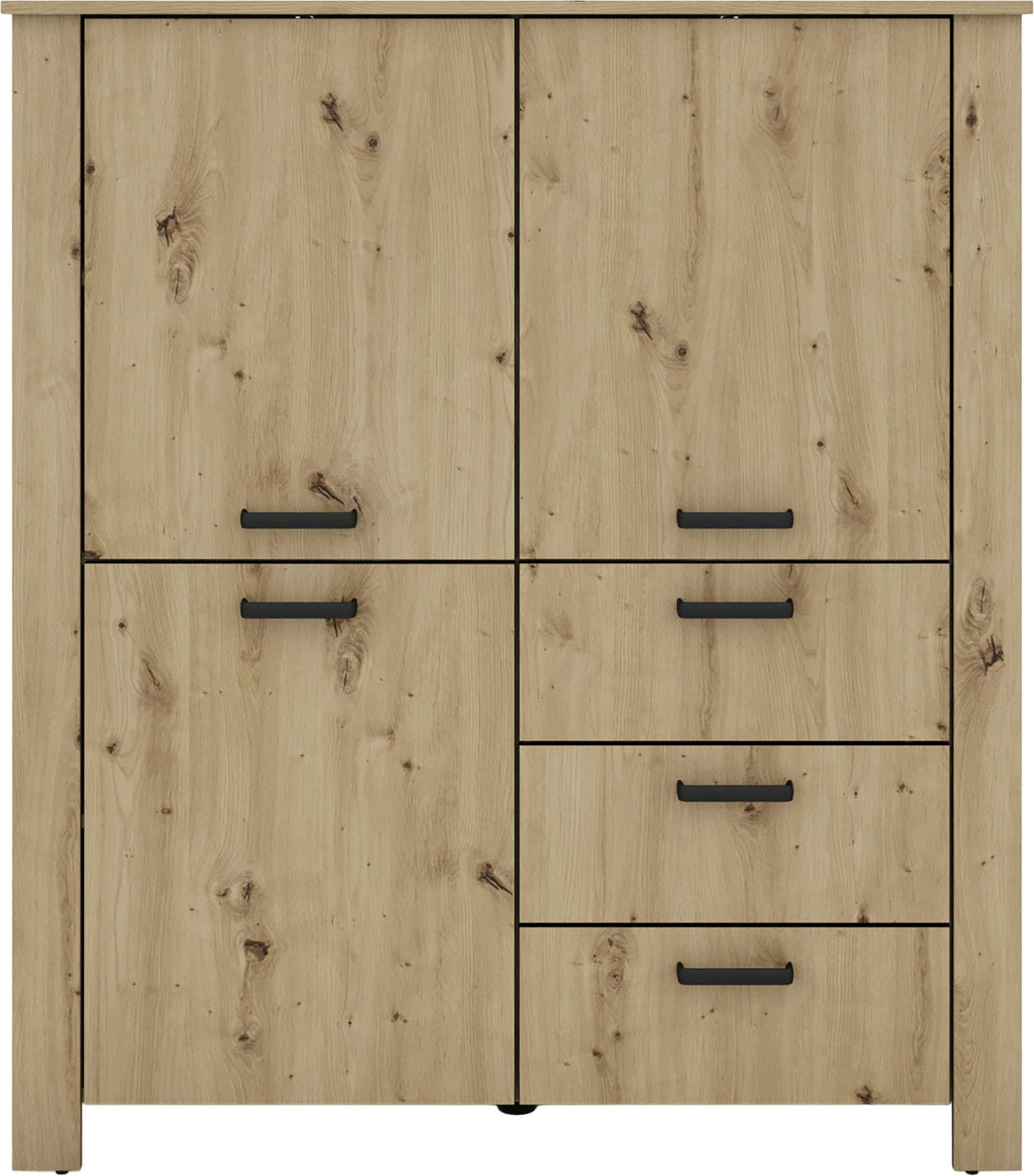 byLIVING Vitrine »Highboard Faro« 1 Stk. tlg. 3 Türen und 3 Schubkästen für maximale Ordnung, verschiedene Farben.