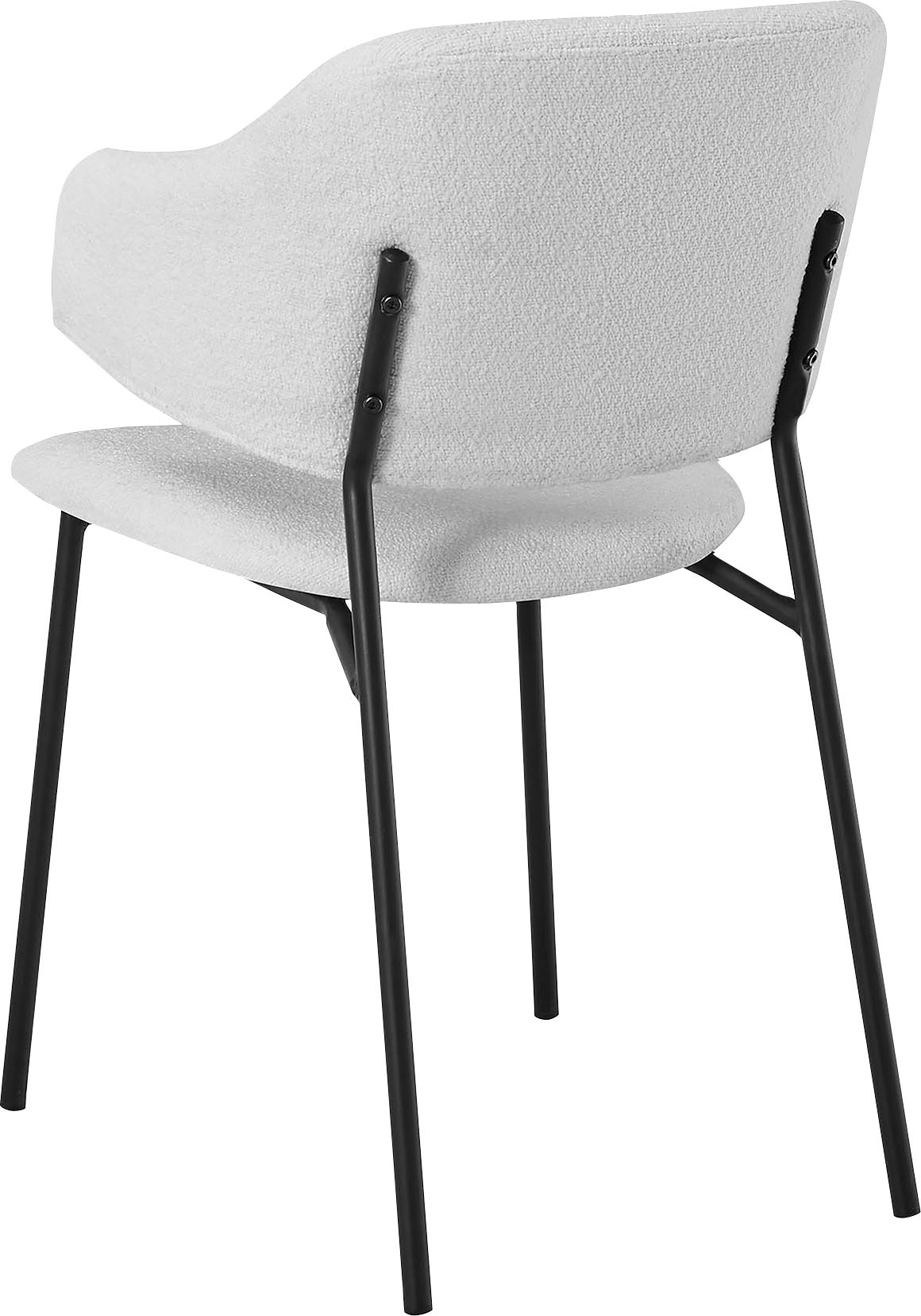 SalesFever Armlehnstuhl, (Set), und 2 ausgestellten Armlehnen | UNIVERSAL St., kaufen mit Design-Gestell Bouclé