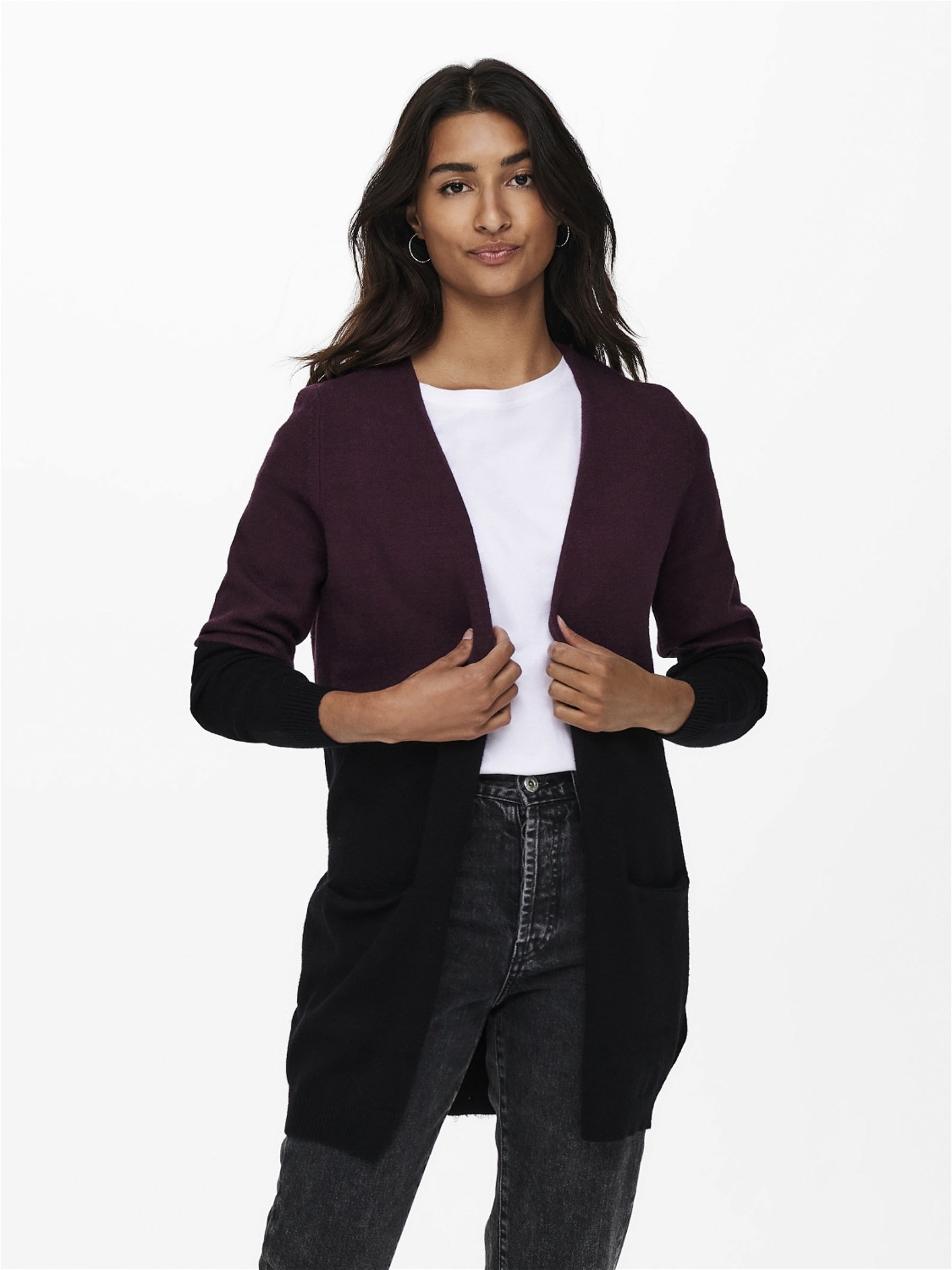 ONLY Longstrickjacke »ONLQUEEN L/S LONG CARDIGAN KNT NOOS«