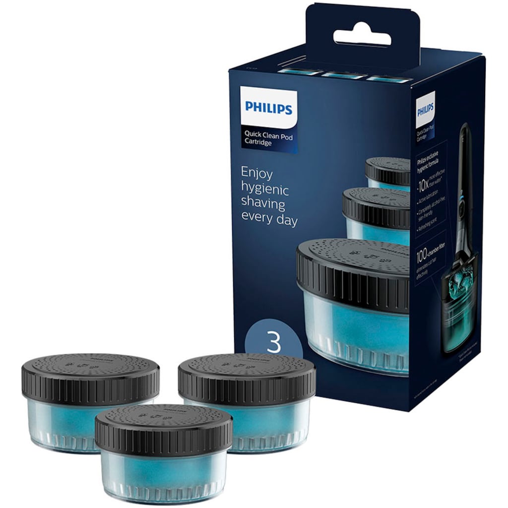 Philips Elektrorasierer Reinigungslösung »CC12/50 + CC13/50«