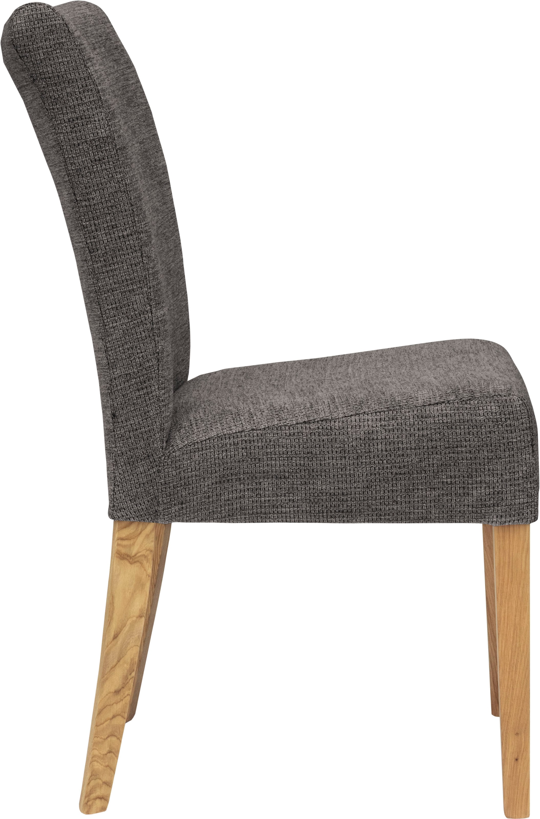 Home affaire Esszimmerstuhl »Queen Polsterstuhl BESTSELLER« (Set) 2 Stk. Softstruktur verschiedene Bezüge, Gestell Massivholz