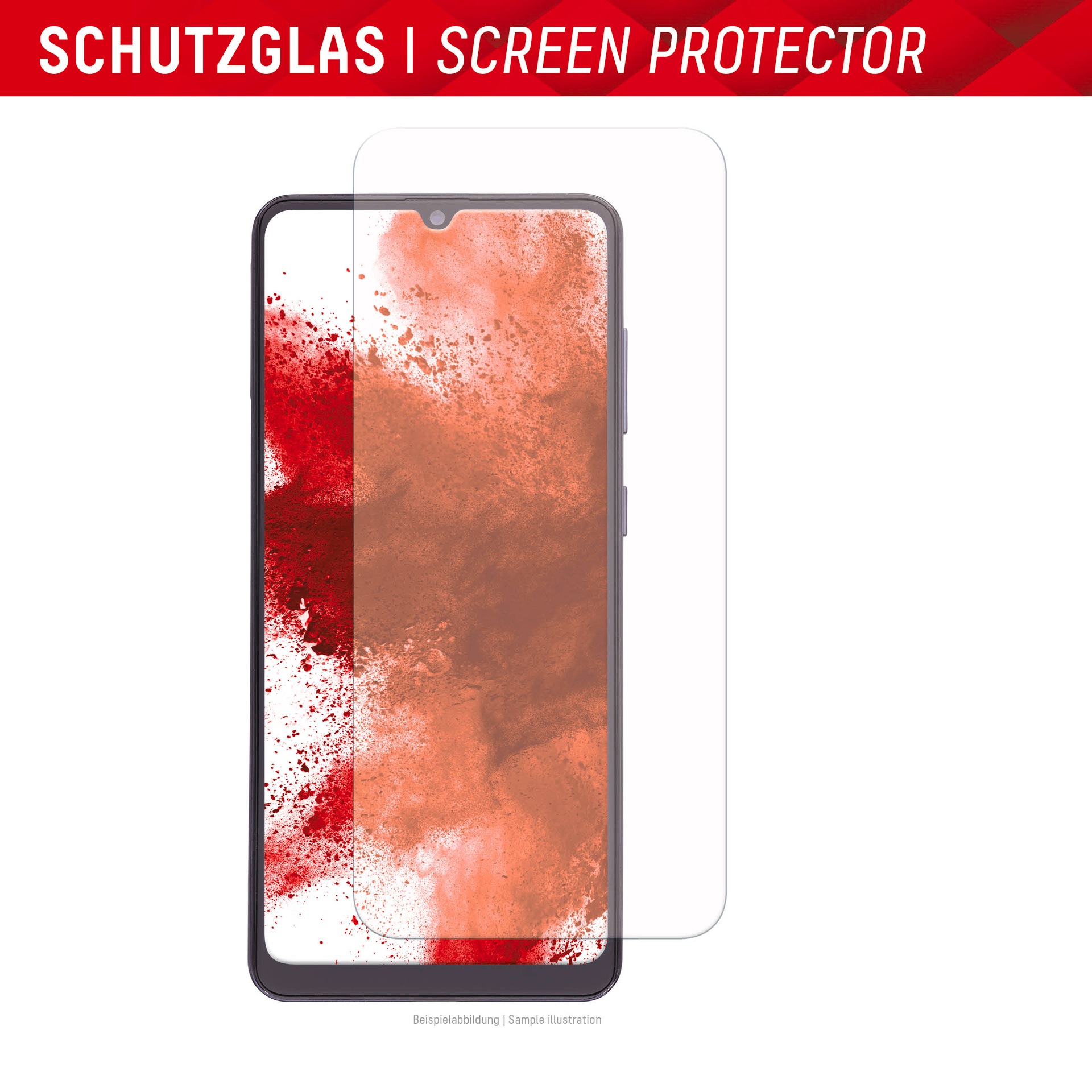 Displex Displayschutzglas »Smart Glass« für Samsung Galaxy A24/A25 Displayschutzfolie, Schutzfolie, Bildschirmschutz, kratz- & stoßfest
