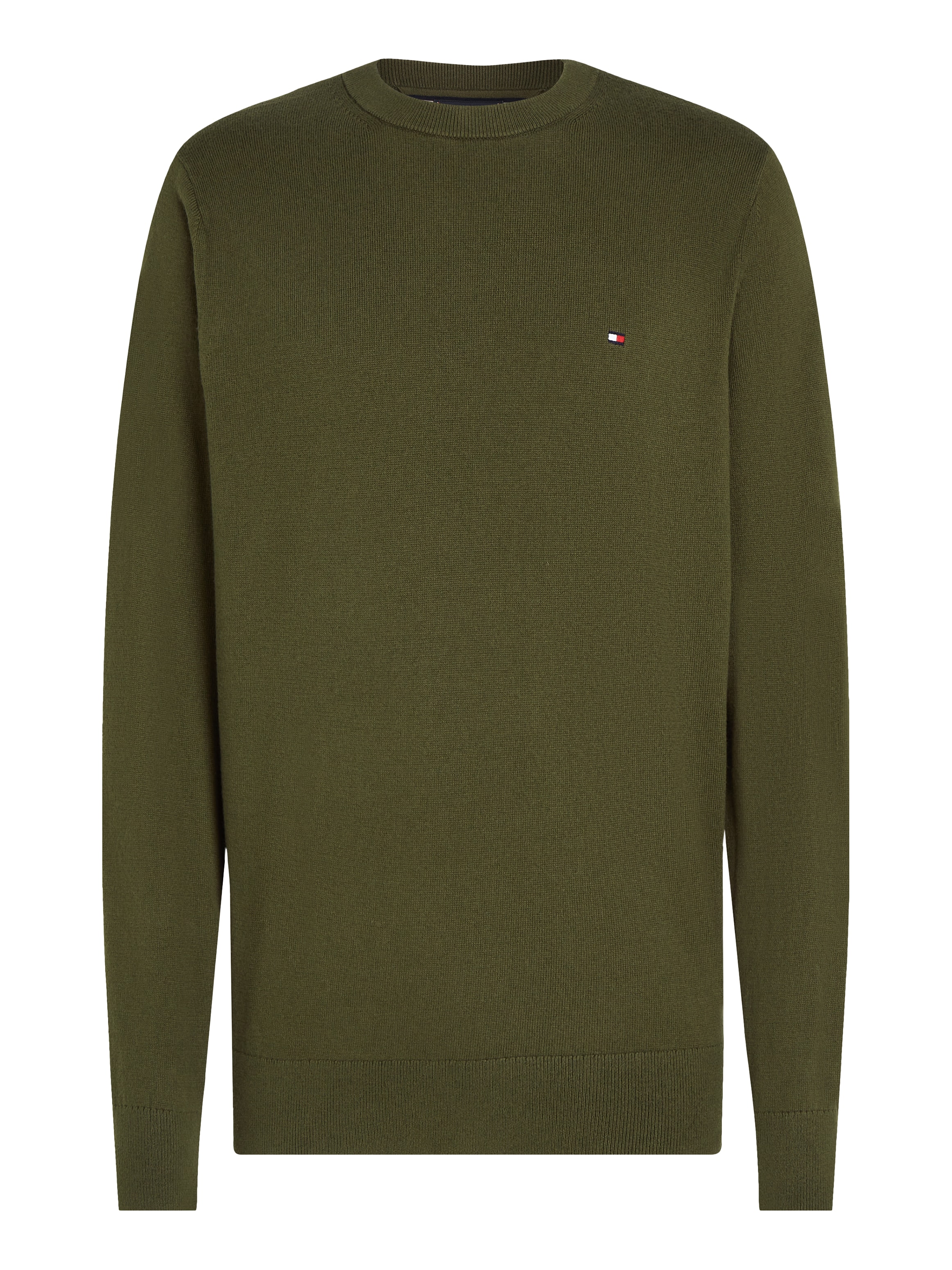 Tommy Hilfiger Rundhalspullover »PIMA ORG CTN CASHMERE CREW NECK«