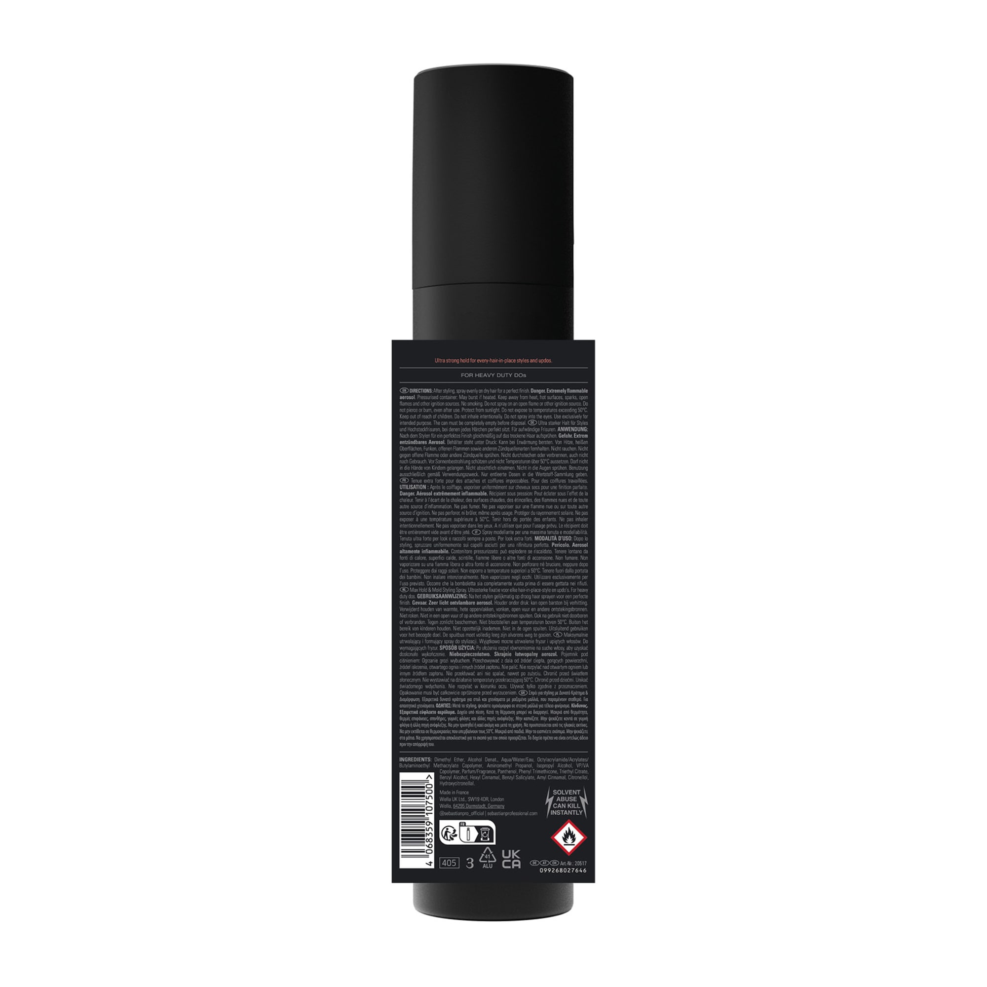 Sebastian Professional Haarpflege-Spray »Shaper Fierce« für trockenes Haar, mit gleichmäßigem Auftrag, flüssige Textur