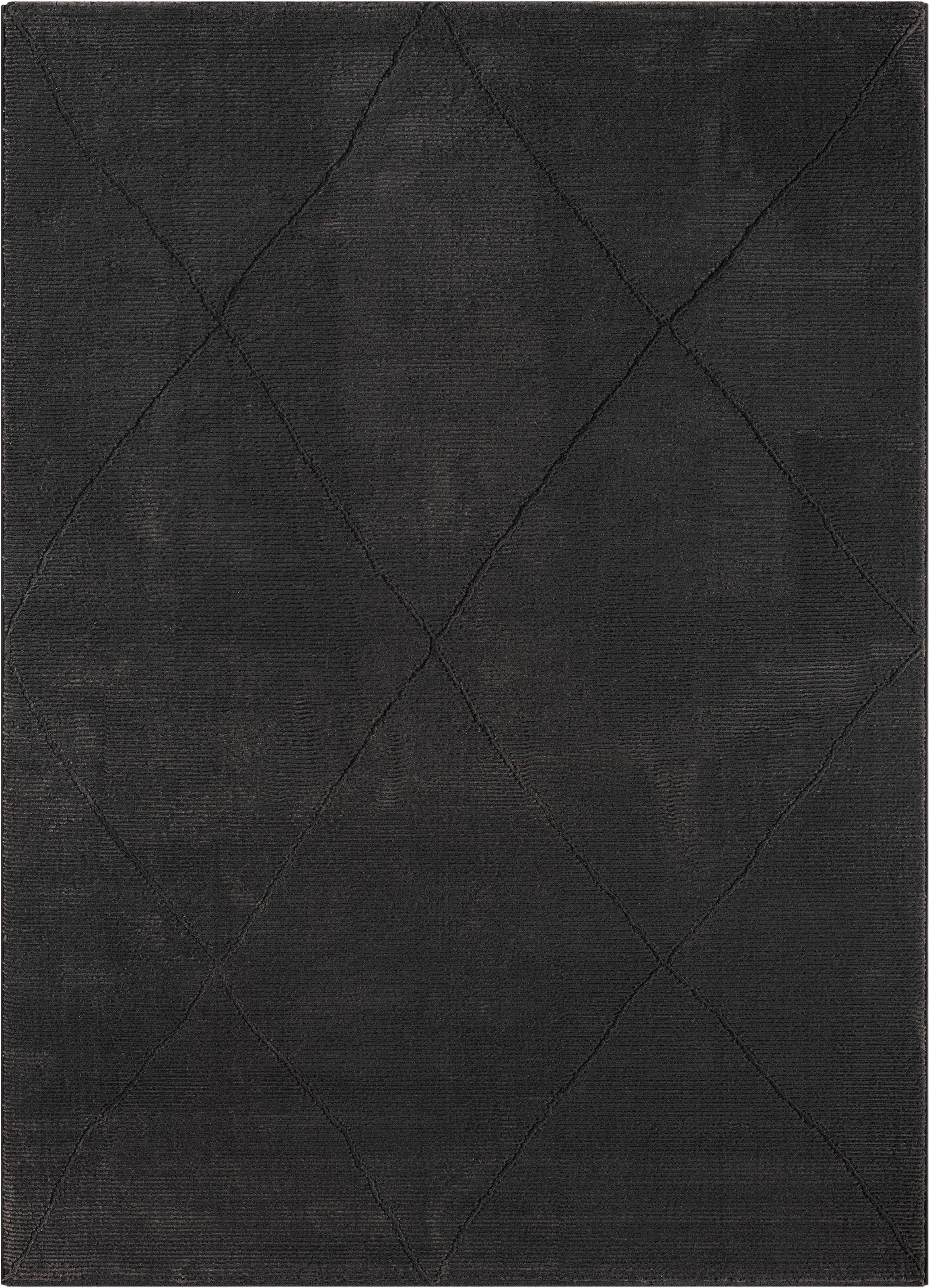 merinos Teppich »Sign Polyester, 100% kaufen rechteckig, Hoch recyceltem Raute, Struktur, 1903«, online Wohnzimmer Tief