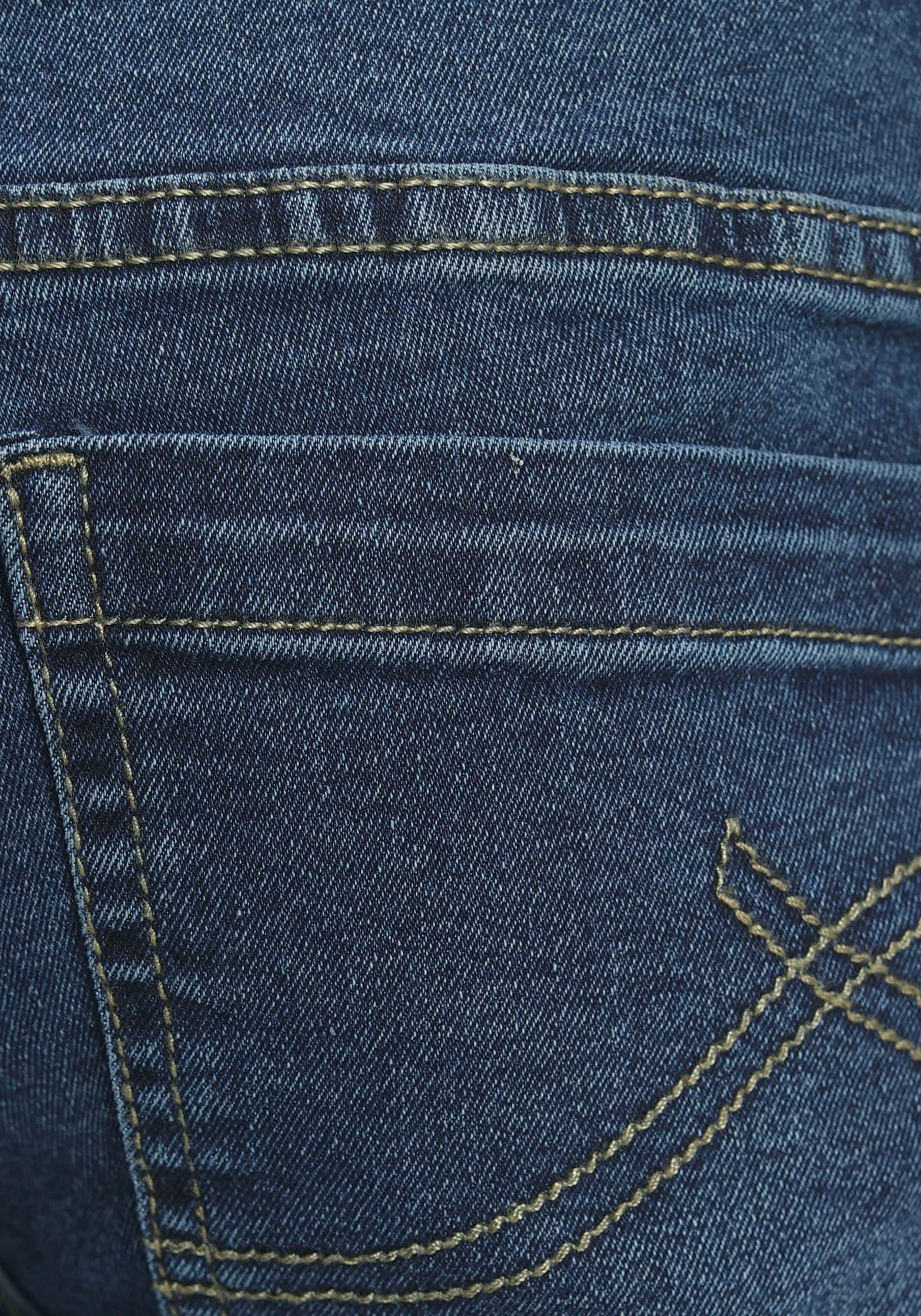 KIDSWORLD Stretch-Jeans »mit Bein« schmalem ♕ bei