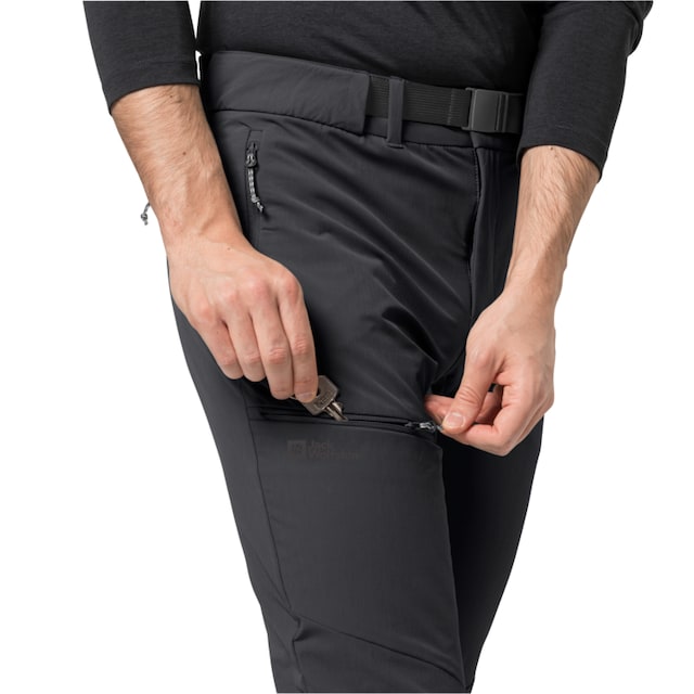 Jack Wolfskin Outdoorhose »HOLDSTEIG PANTS M«, hoch atmungsaktive, robuste  und elastische Softshellhose bei