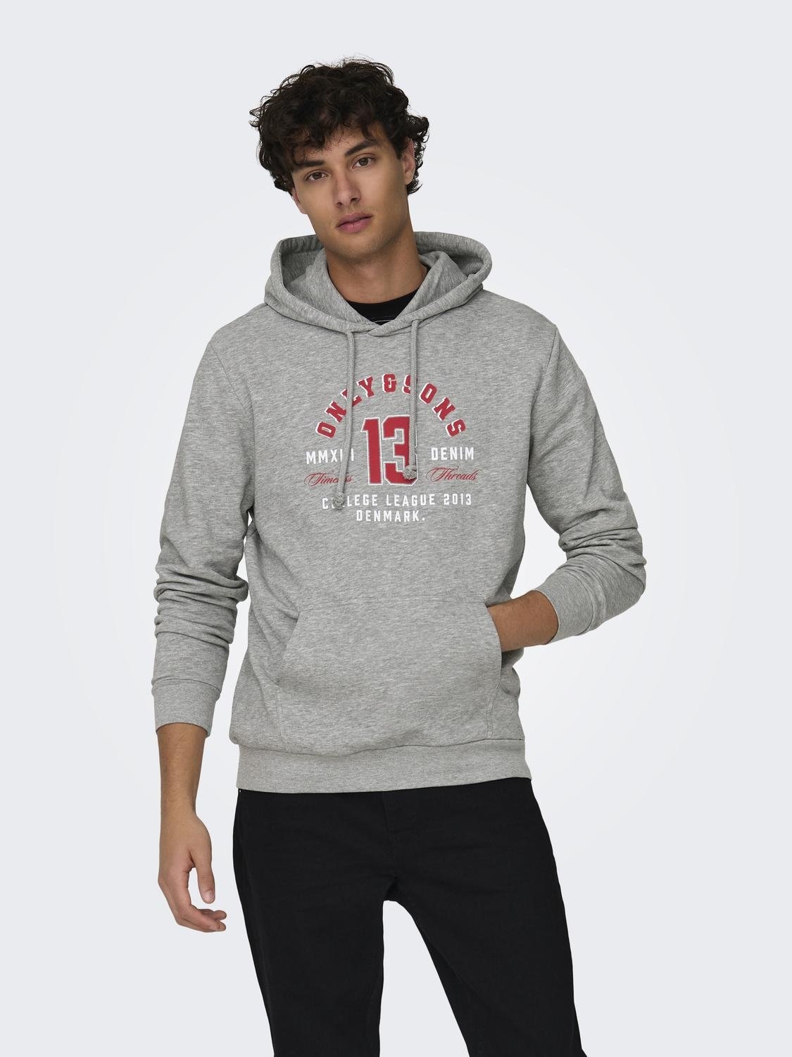 ONLY & SONS Kapuzensweatshirt »ONSLENNY REG VINTAGE PRINT HOOD SWEAT«