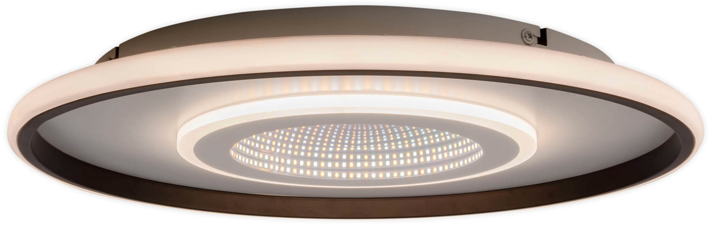 my home LED Deckenleuchte »Mona Deckenlampe mit Infinity 3D Effekt«, 1 flammig, Leuchtmittel LED-Board | LED fest integriert, D: 50cm, dimmbar, inkl. Memory, CCT, Fernbedienung, 40W, Tunnel Mirror