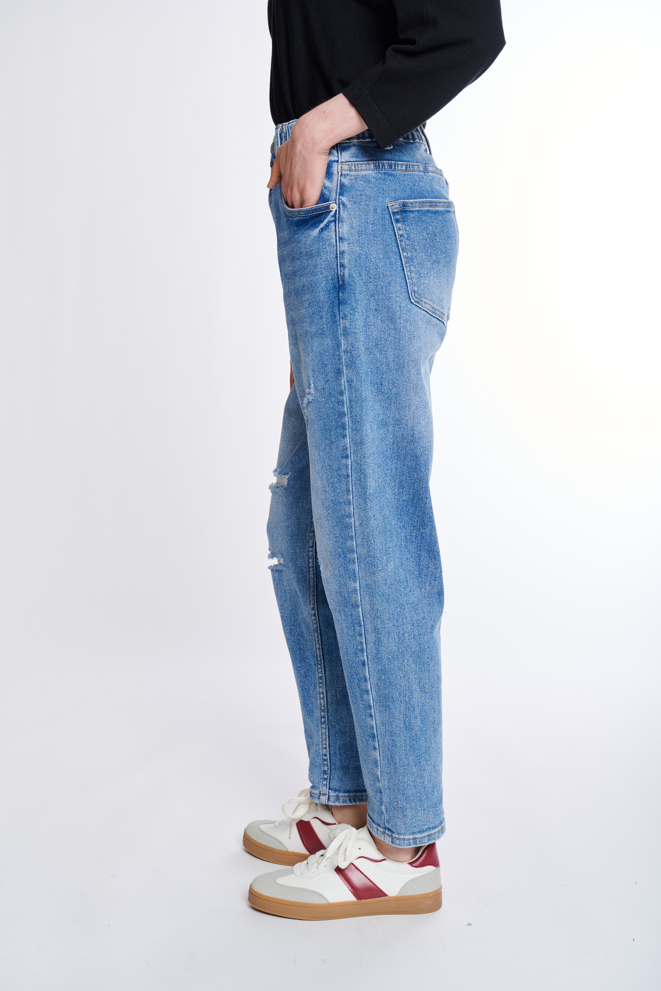 HaILY’S 5-Pocket-Jeans »LG HW C JN Mi44rell Destroy«, mit Destroyed Effekt