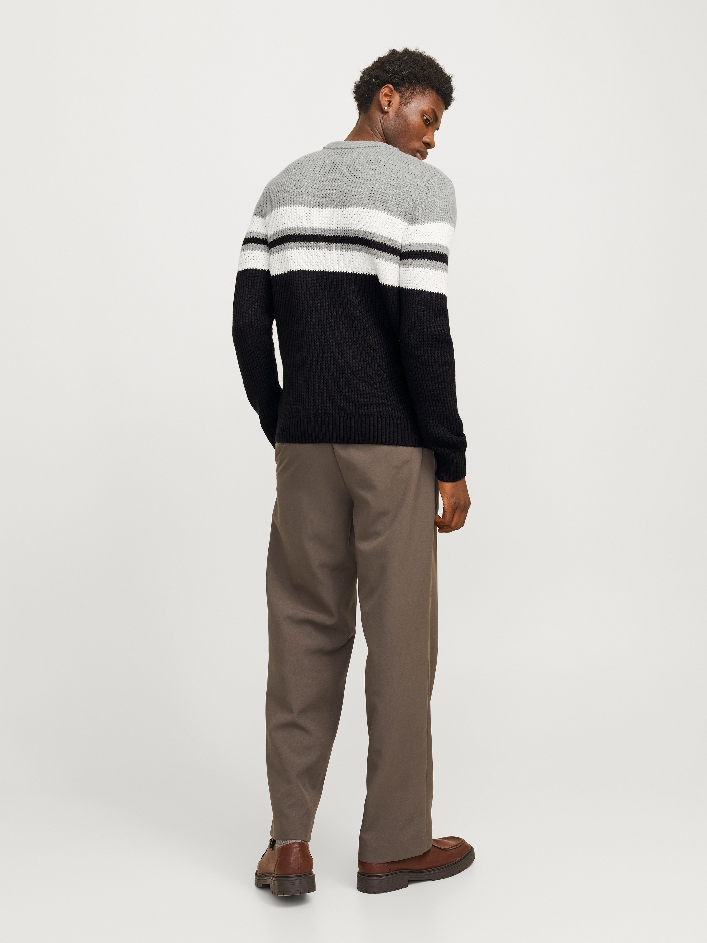 Jack & Jones Rundhalspullover »JJSANDER KNIT CREW NECK«