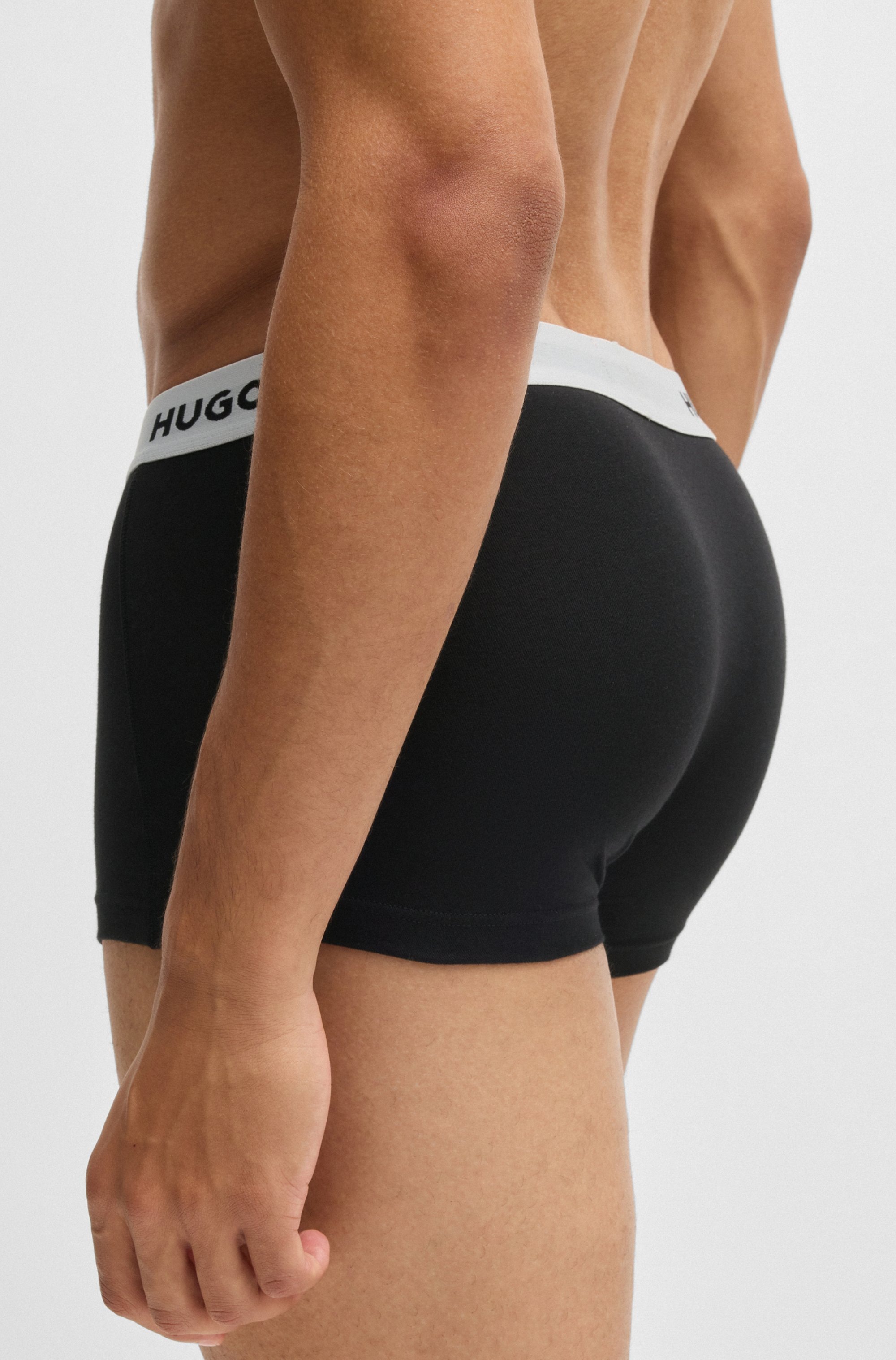 HUGO Underwear Trunk »TRUNK TRIPLET PACK«, (Packung, 3 St.), mit Logoschriftzug auf dem Bund
