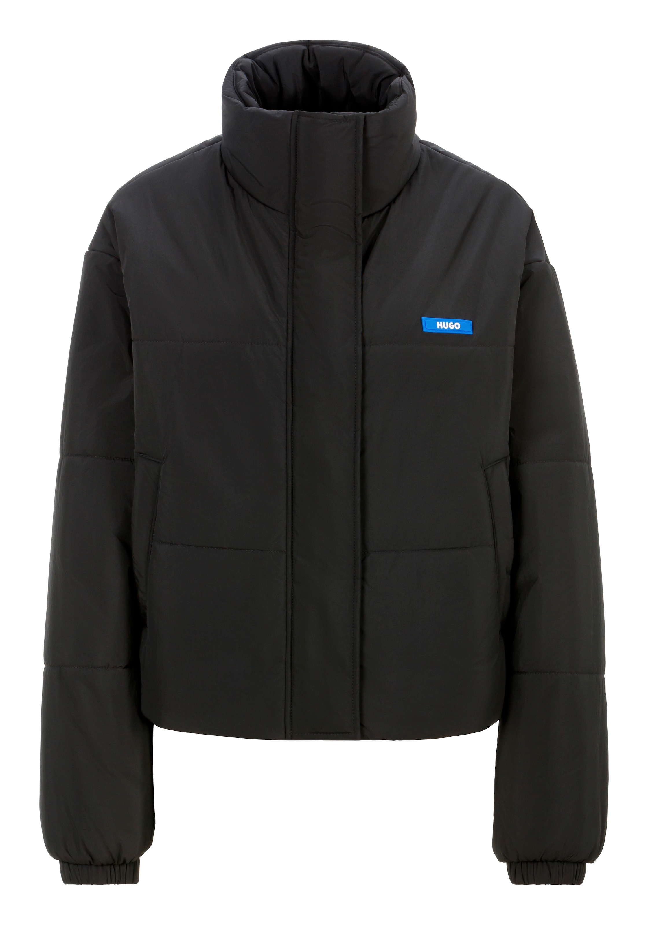 HUGO Blue Outdoorjacke »Faren-1_B«, mit Hugo Silicon Badge auf der Brust