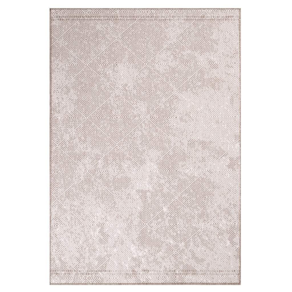 Carpet City Outdoorteppich »DUO RUG 5845«, rechteckig, 5 mm Höhe, Wendeteppich Wetterfest In- & Outdoor, Balkon, Terrasse, Wohnzimmer